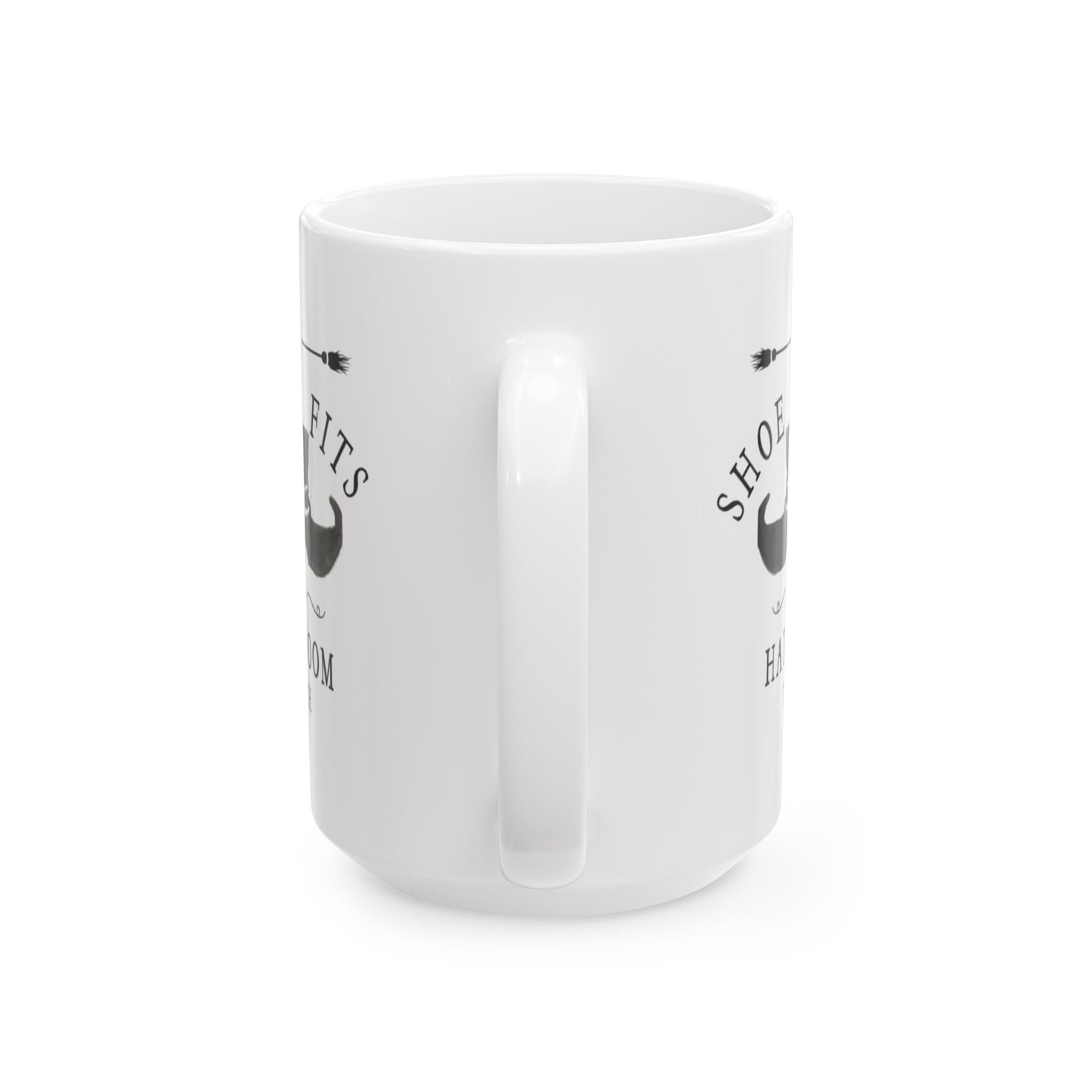 Halloween Watercolor Witch If the Shoe Fits Ceramic Mug