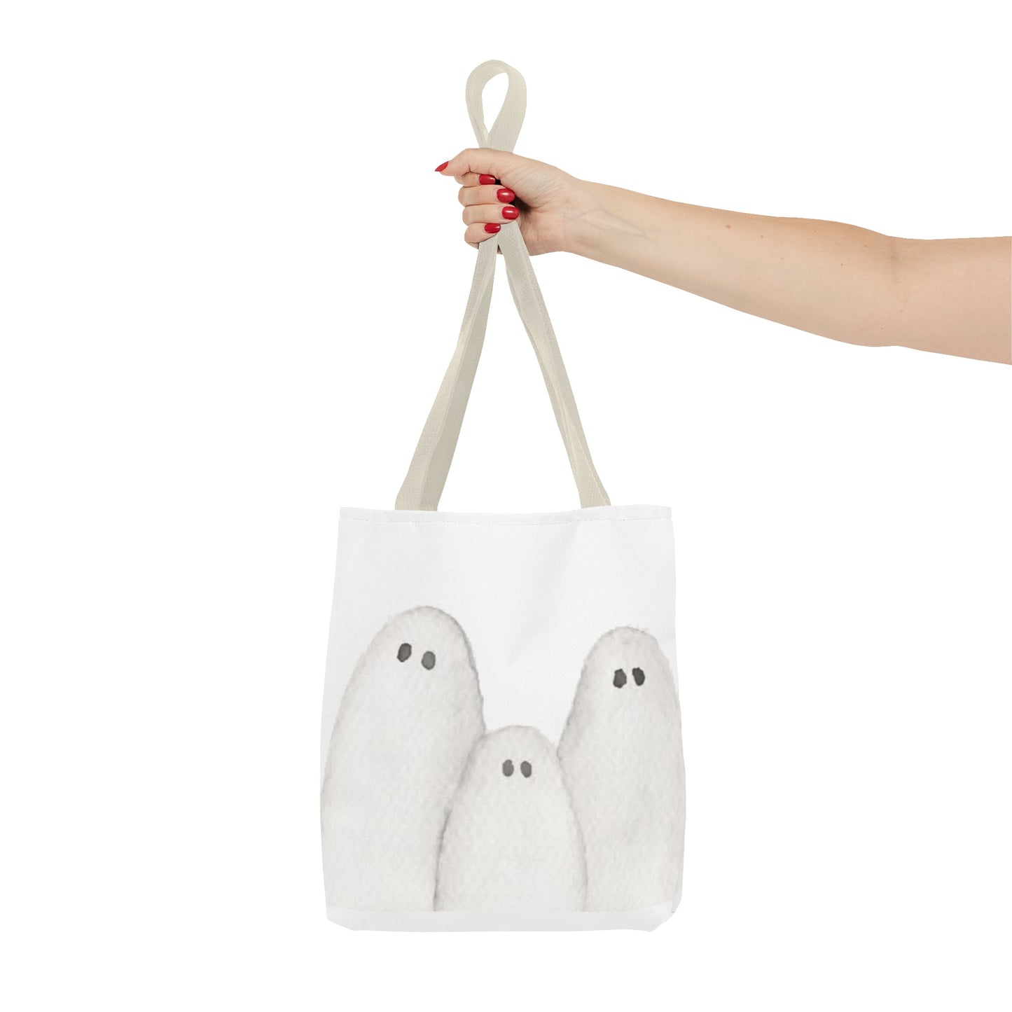 Halloween Watercolor Ghosts Tote Bag