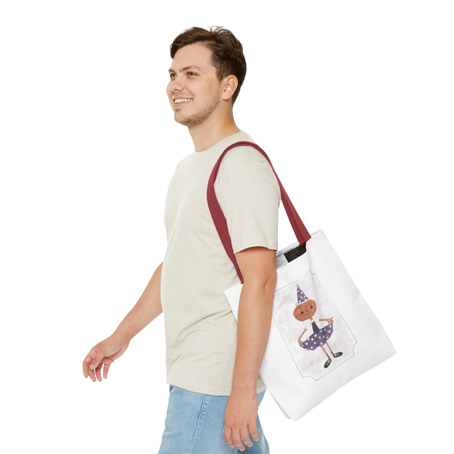 Halloween Watercolor Little Dancer Tote Bag