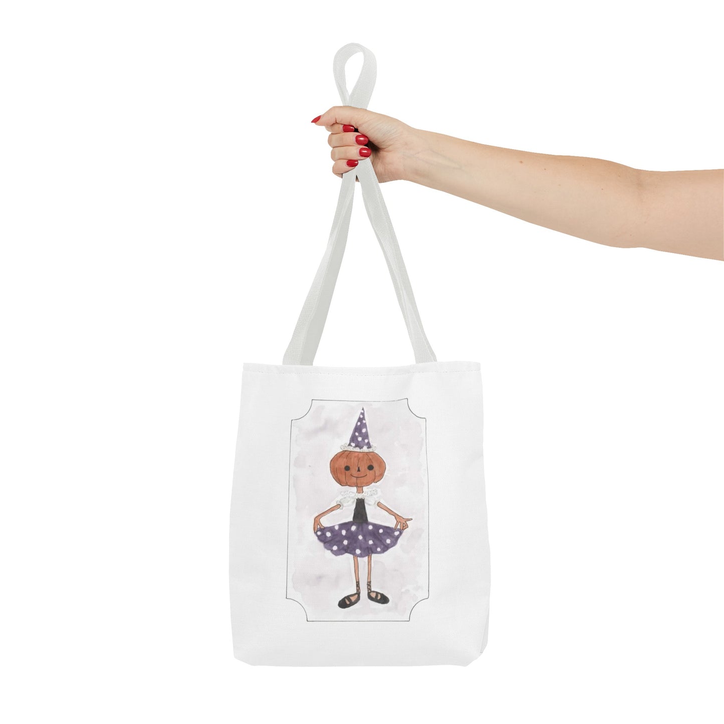 Halloween Watercolor Little Dancer Tote Bag