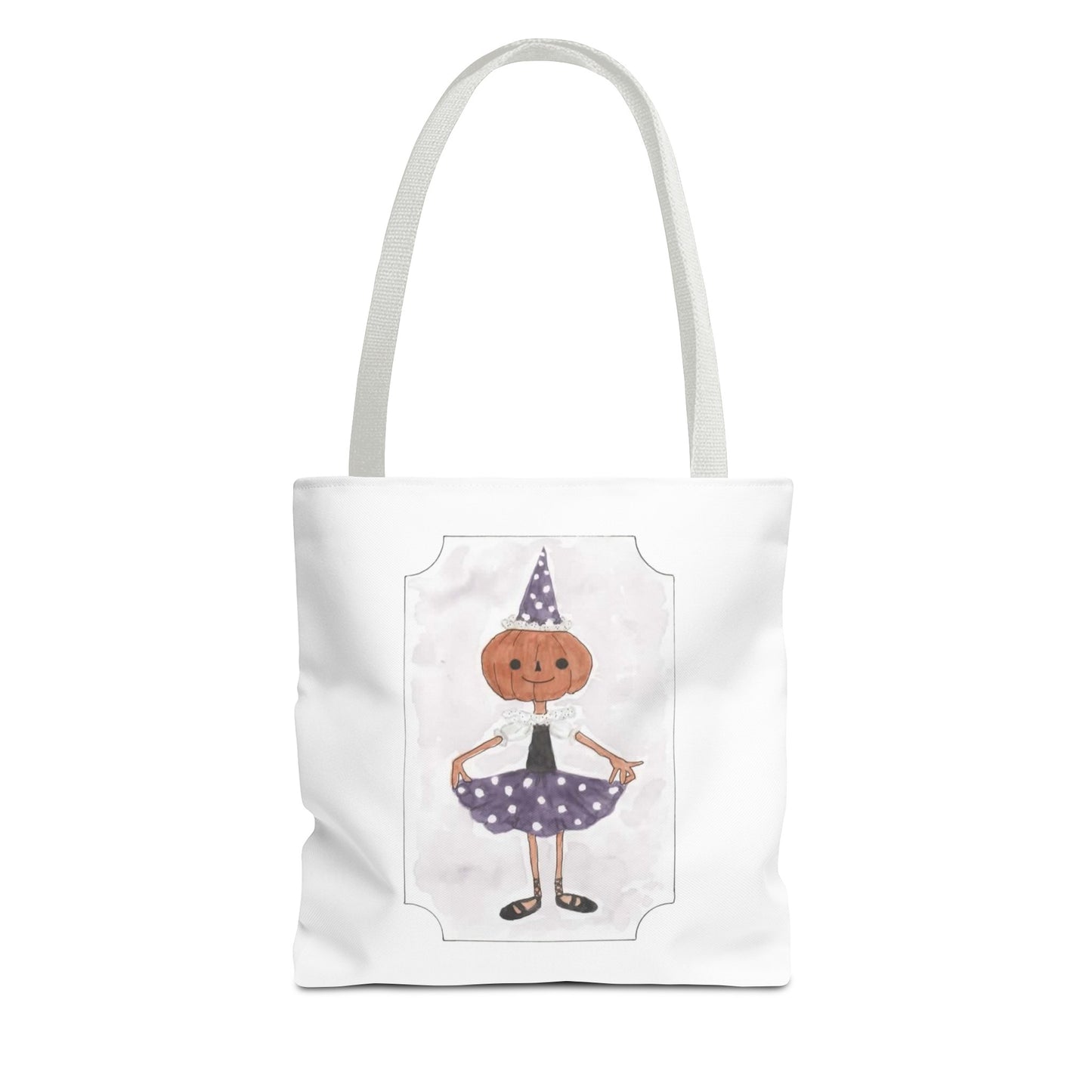 Halloween Watercolor Little Dancer Tote Bag