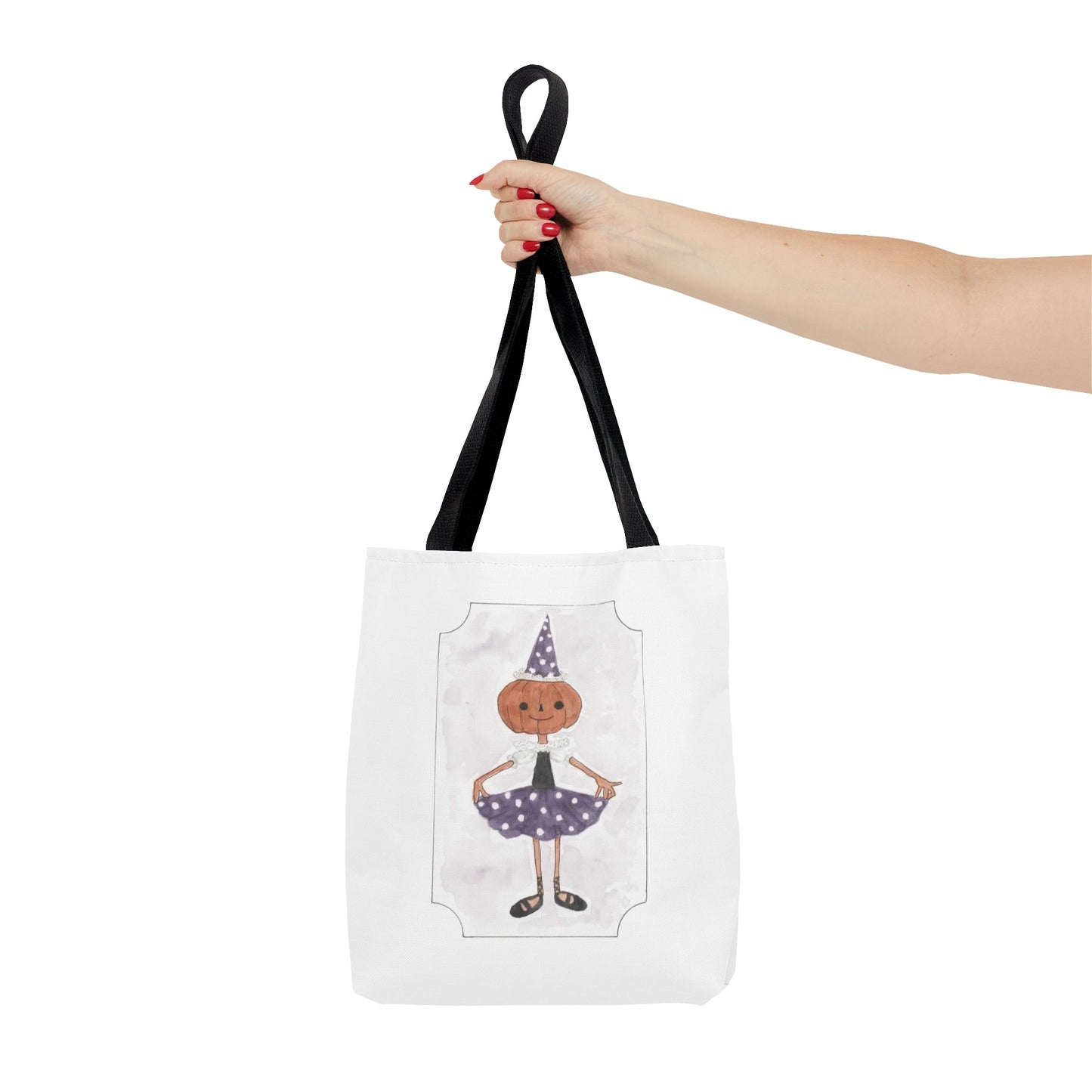 Halloween Watercolor Little Dancer Tote Bag