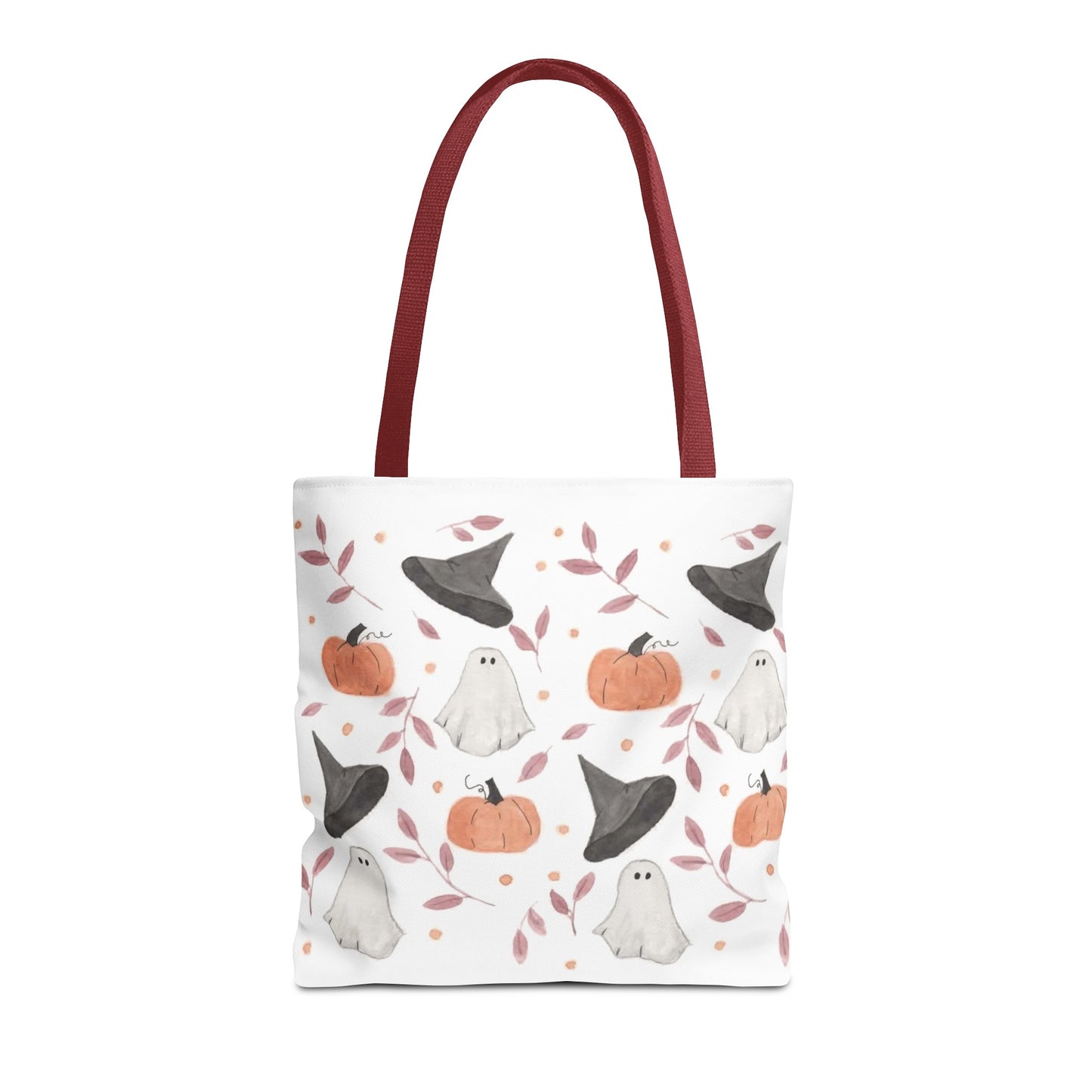 Halloween Watercolor Pattern Tote Bag