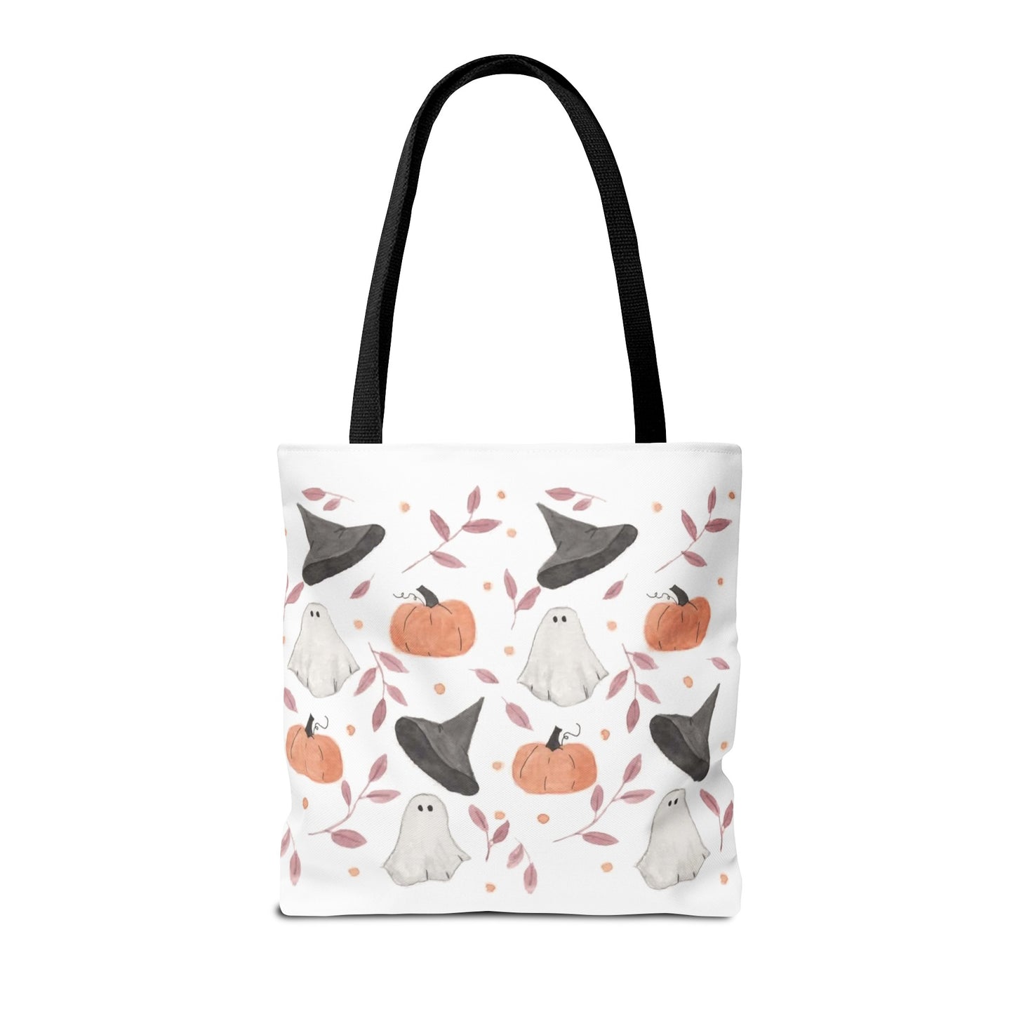 Halloween Watercolor Pattern Tote Bag