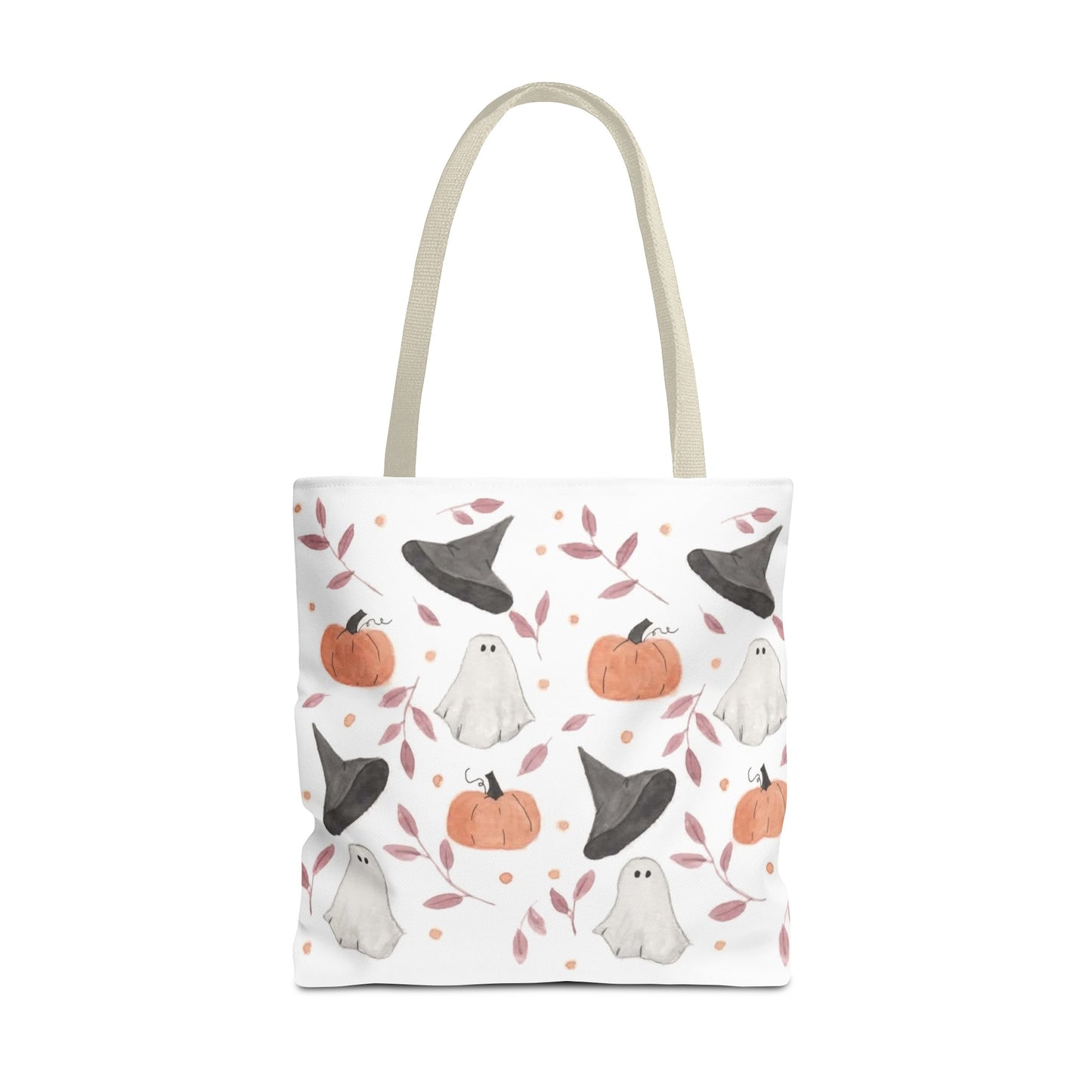 Halloween Watercolor Pattern Tote Bag
