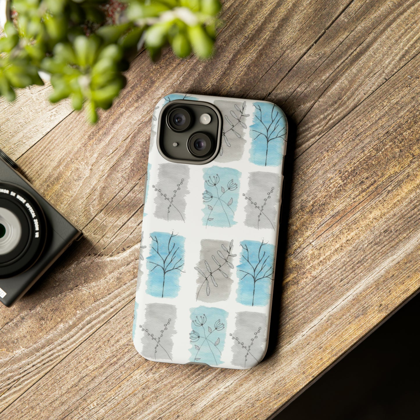Watercolor Floral Frames Tough Cases