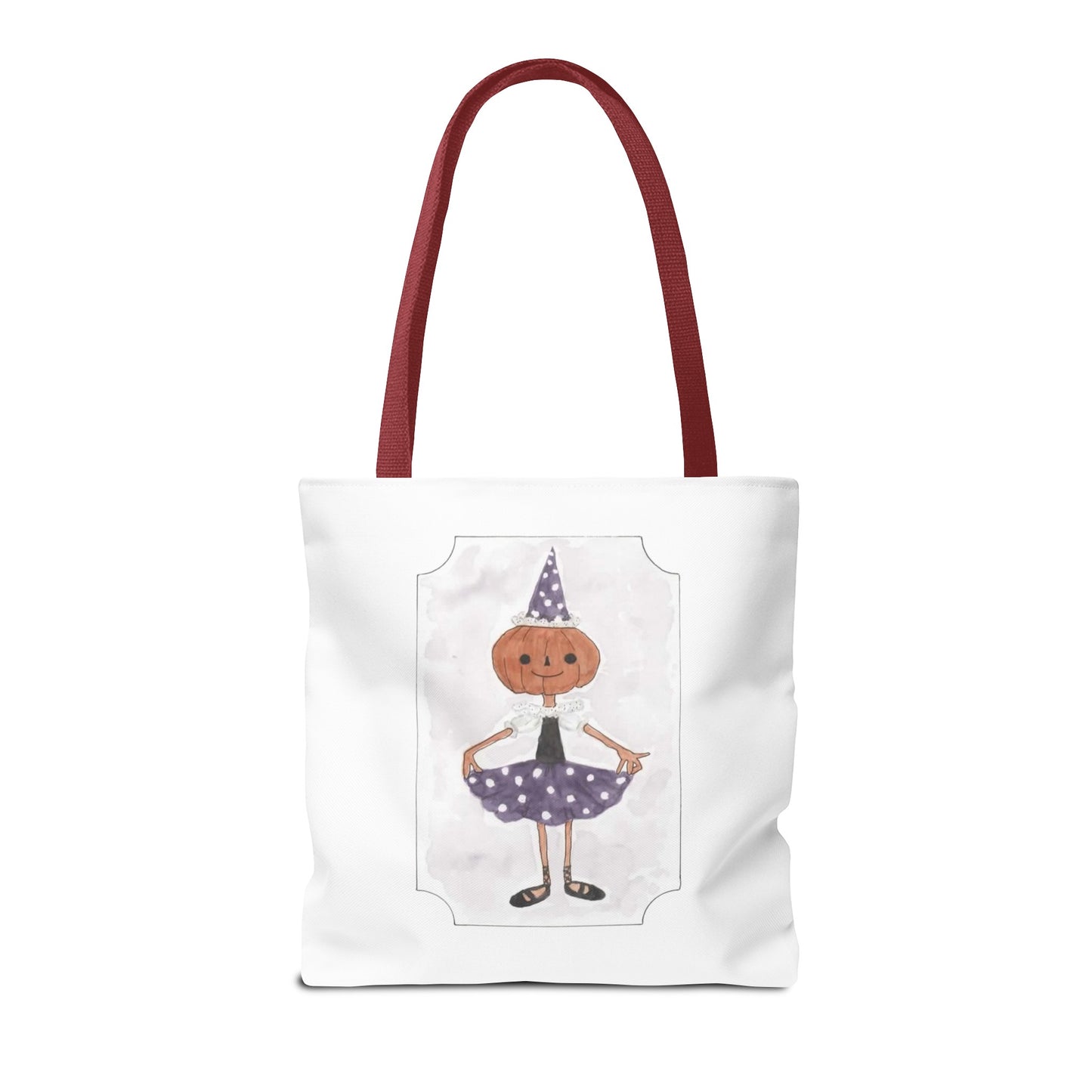 Halloween Watercolor Little Dancer Tote Bag