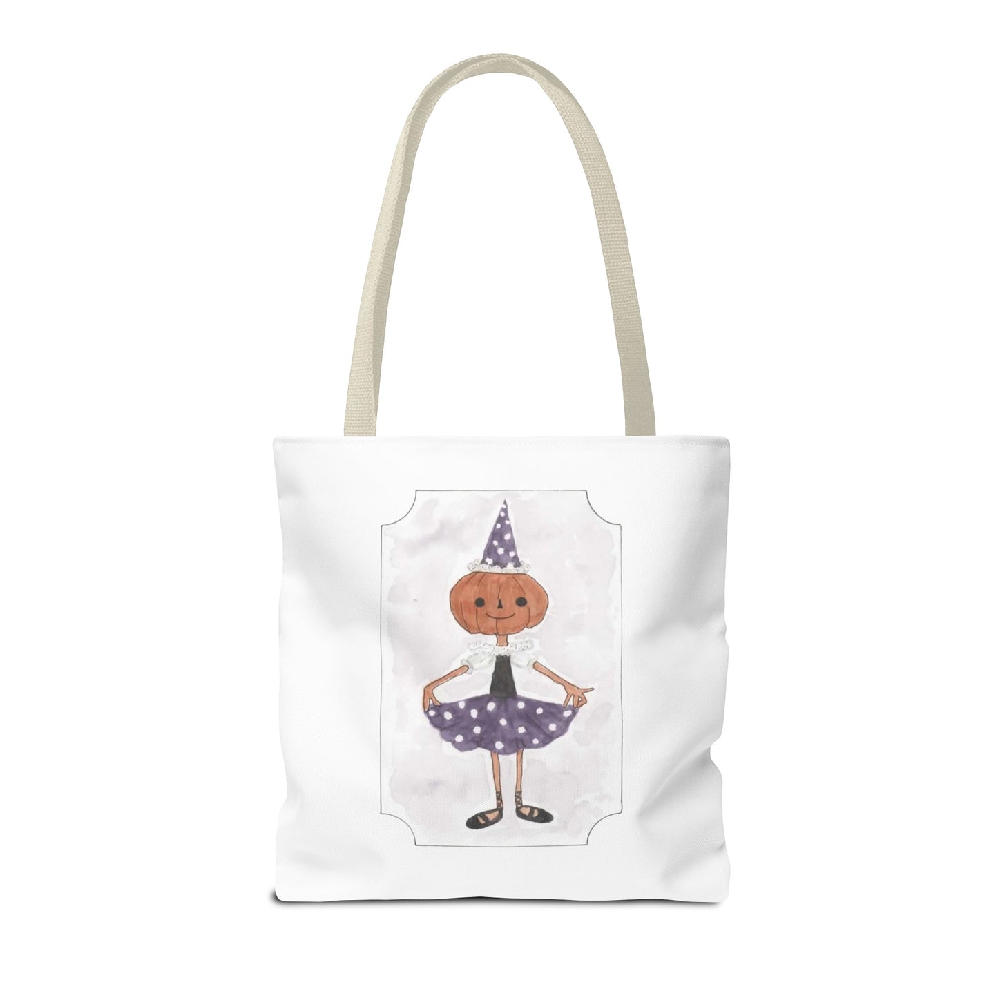 Halloween Watercolor Little Dancer Tote Bag