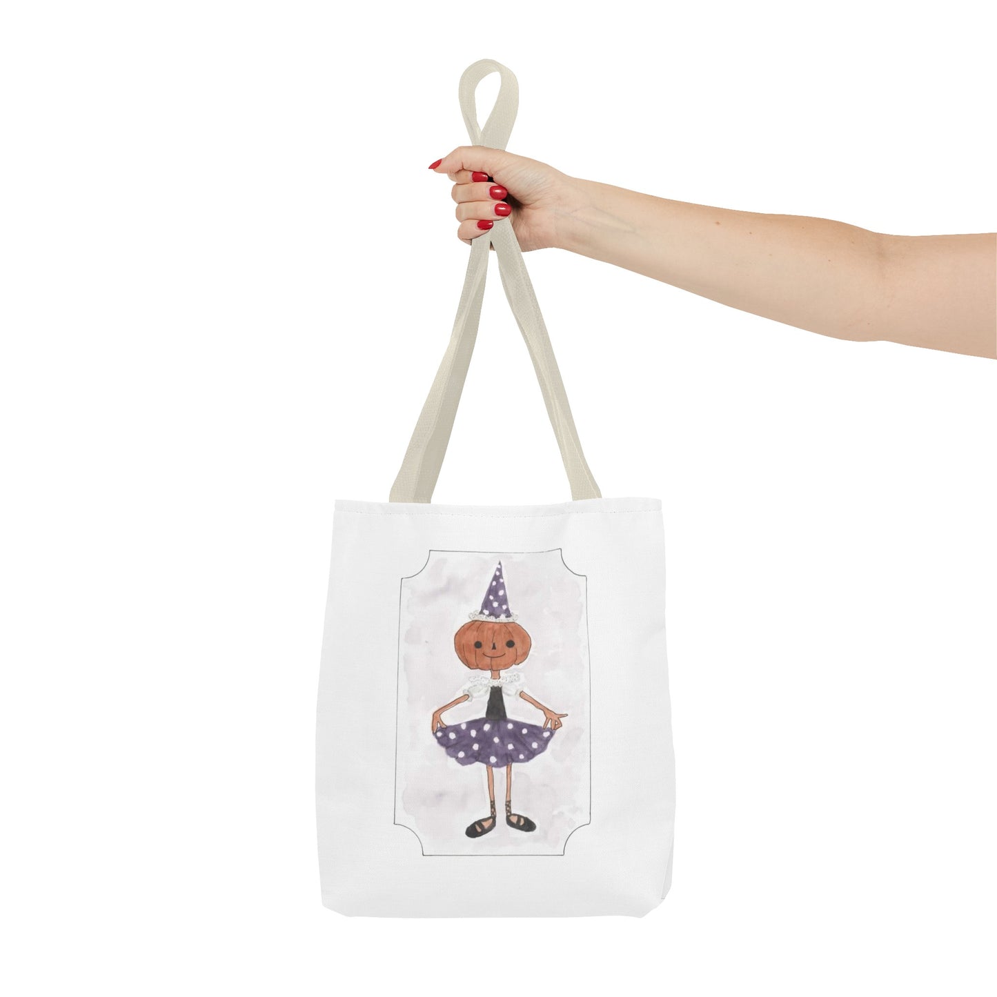 Halloween Watercolor Little Dancer Tote Bag