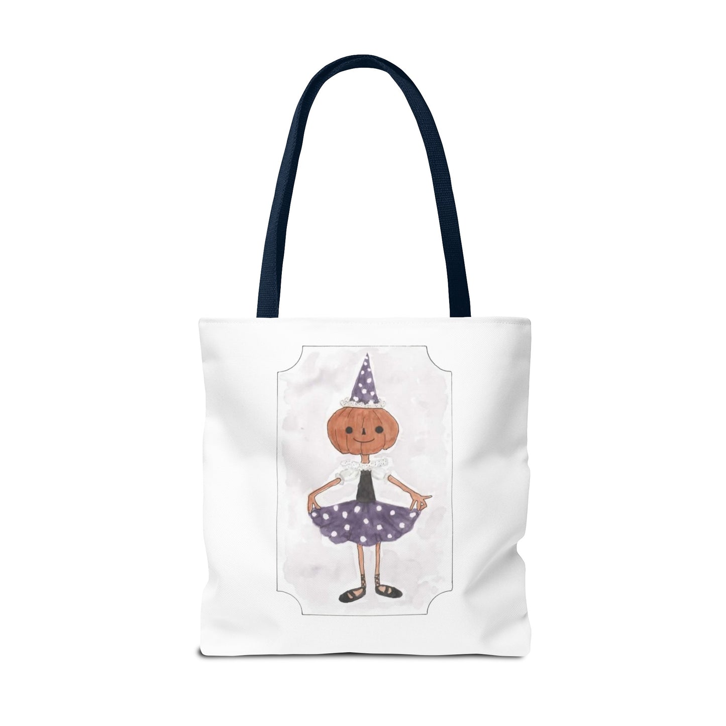 Halloween Watercolor Little Dancer Tote Bag