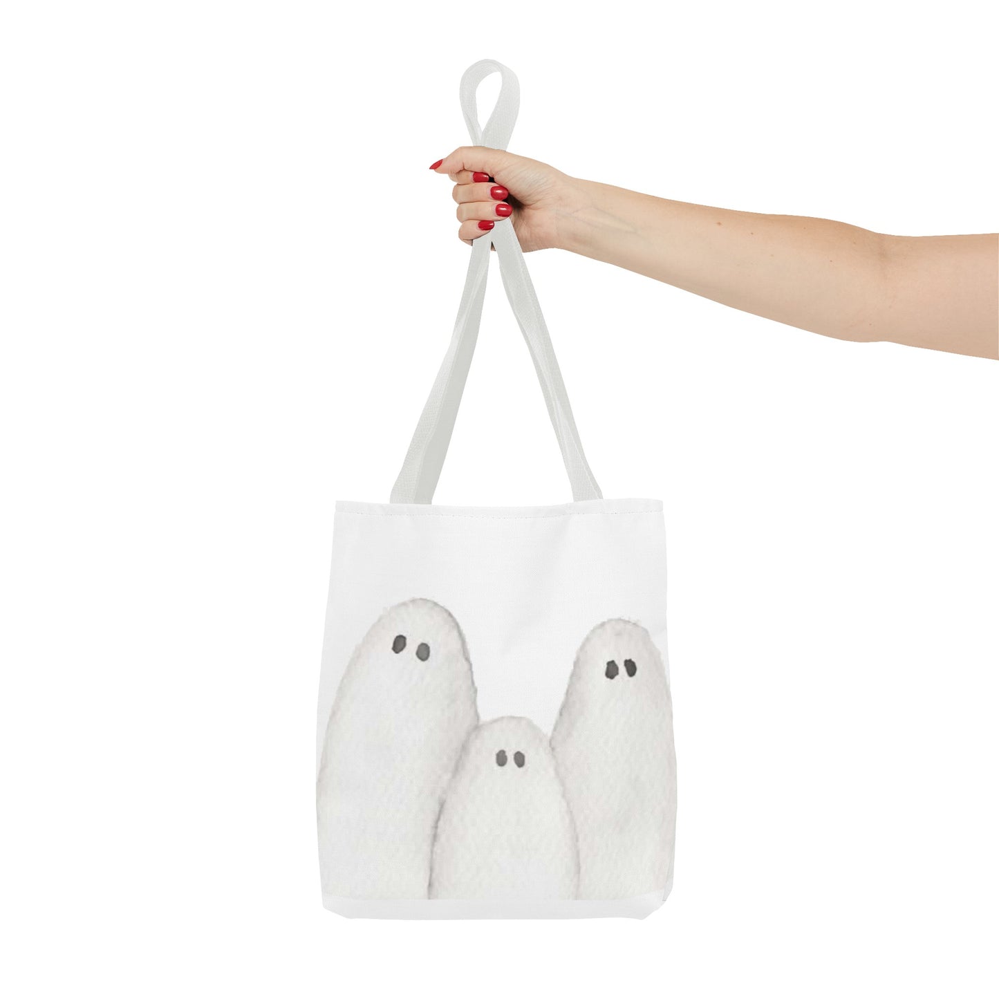 Halloween Watercolor Ghosts Tote Bag