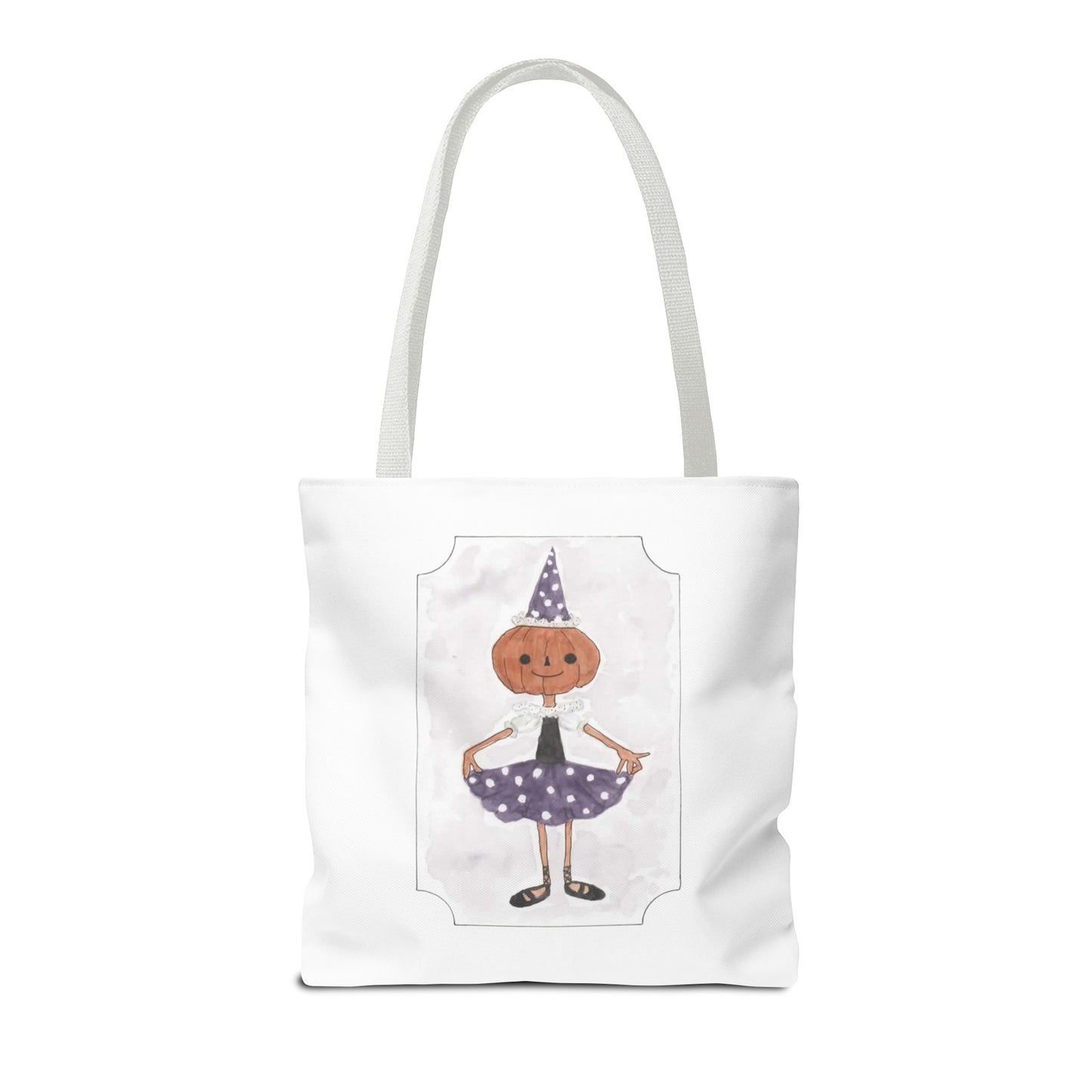 Halloween Watercolor Little Dancer Tote Bag