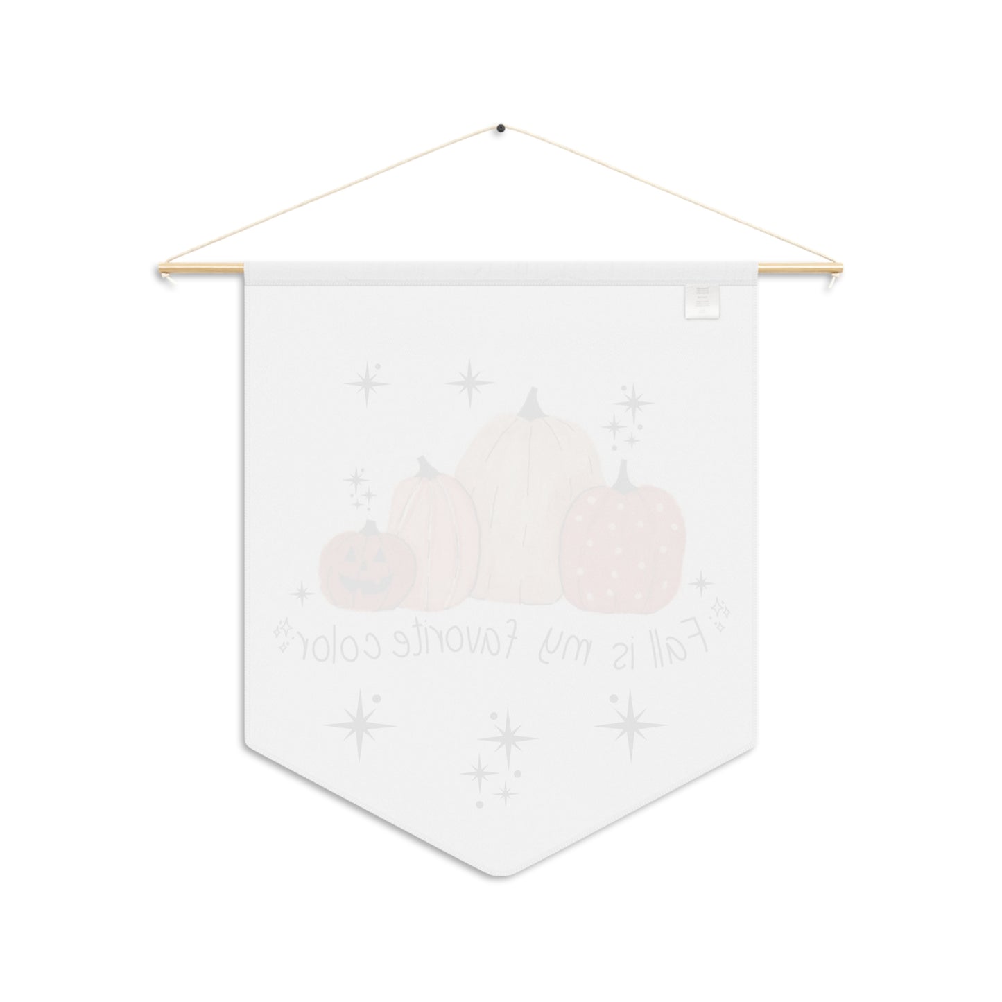 Watercolor Pumpkins "Fall is my Favorite Color" Pennant