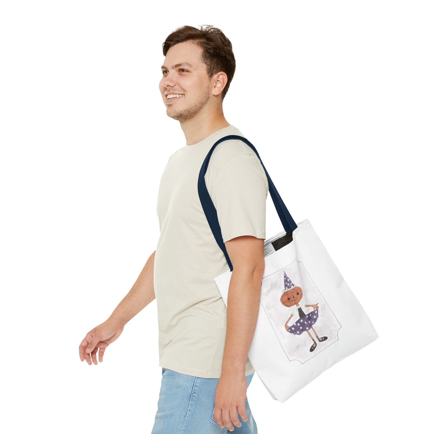 Halloween Watercolor Little Dancer Tote Bag
