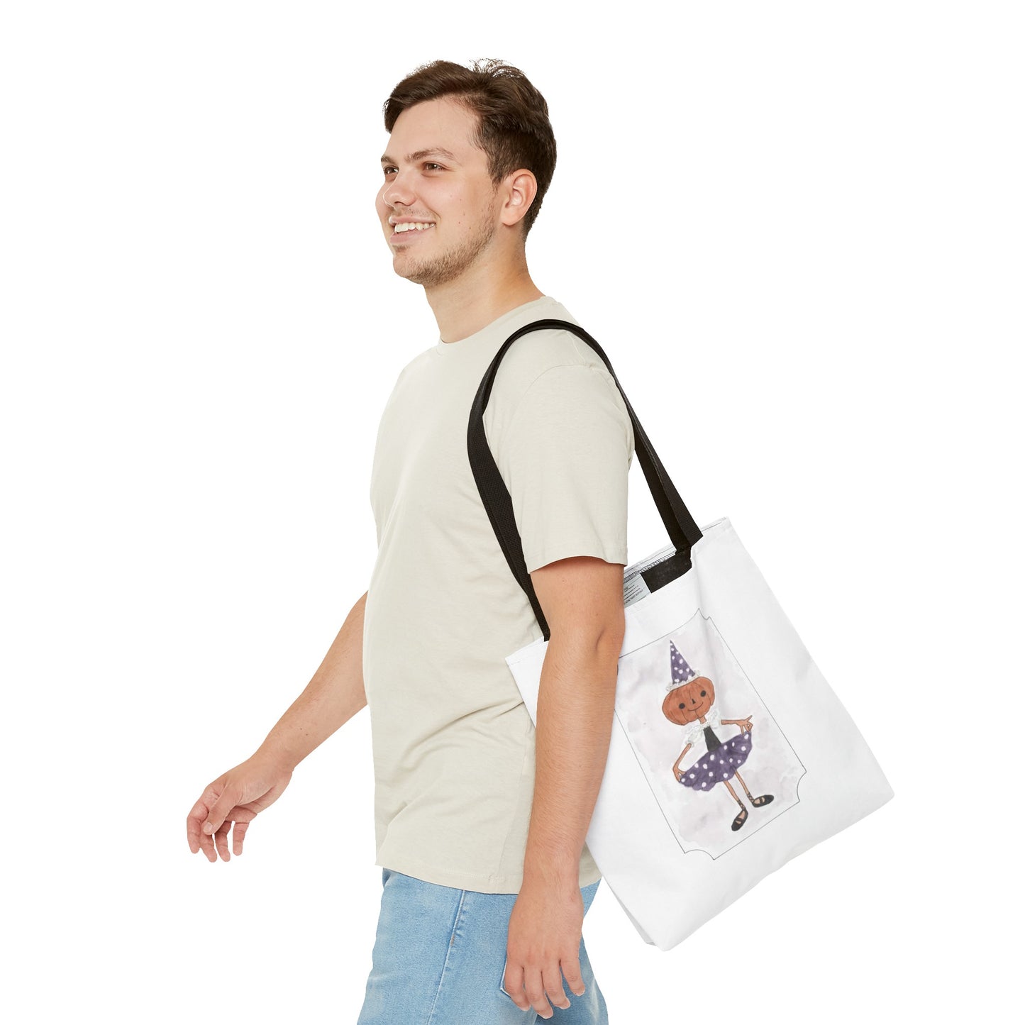 Halloween Watercolor Little Dancer Tote Bag