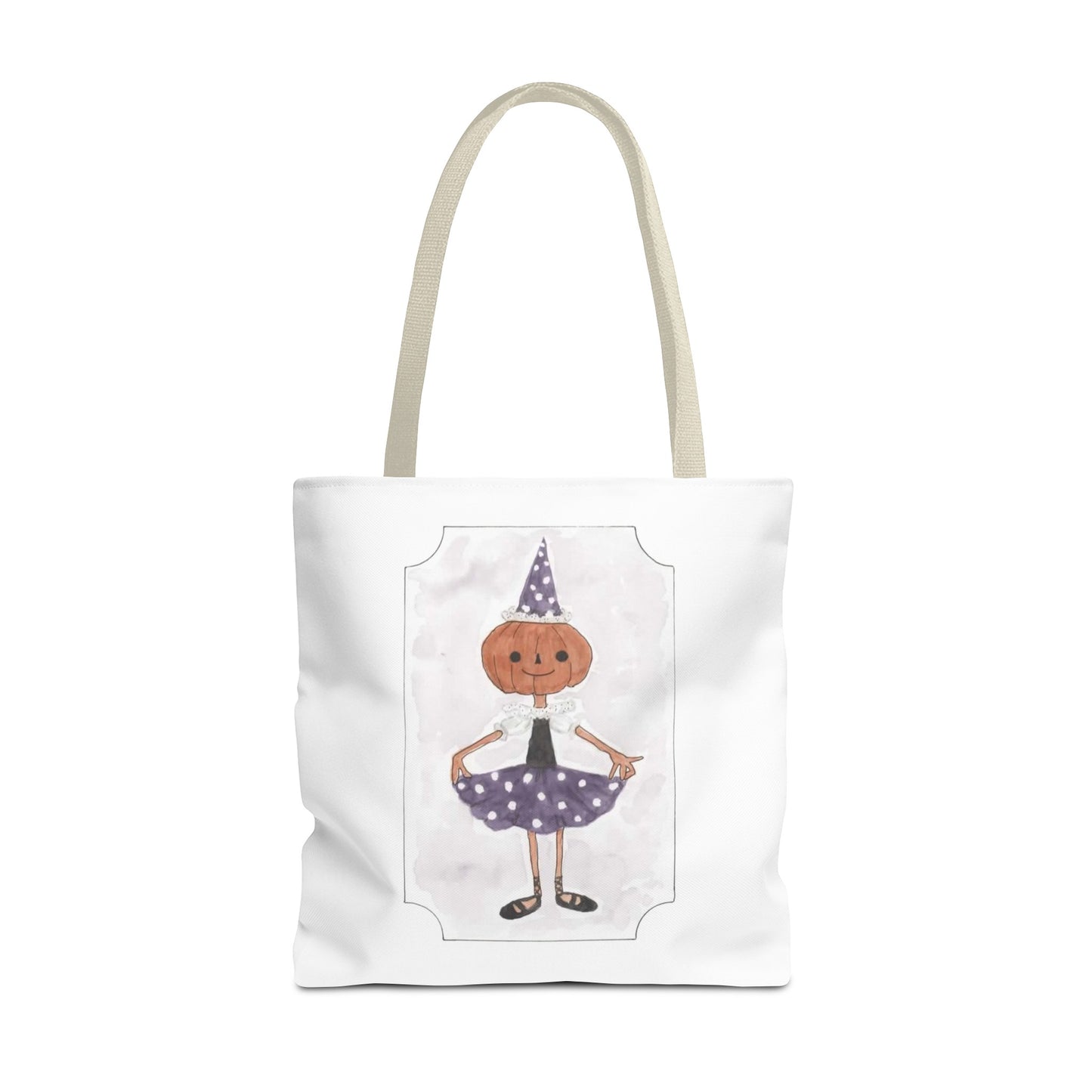 Halloween Watercolor Little Dancer Tote Bag