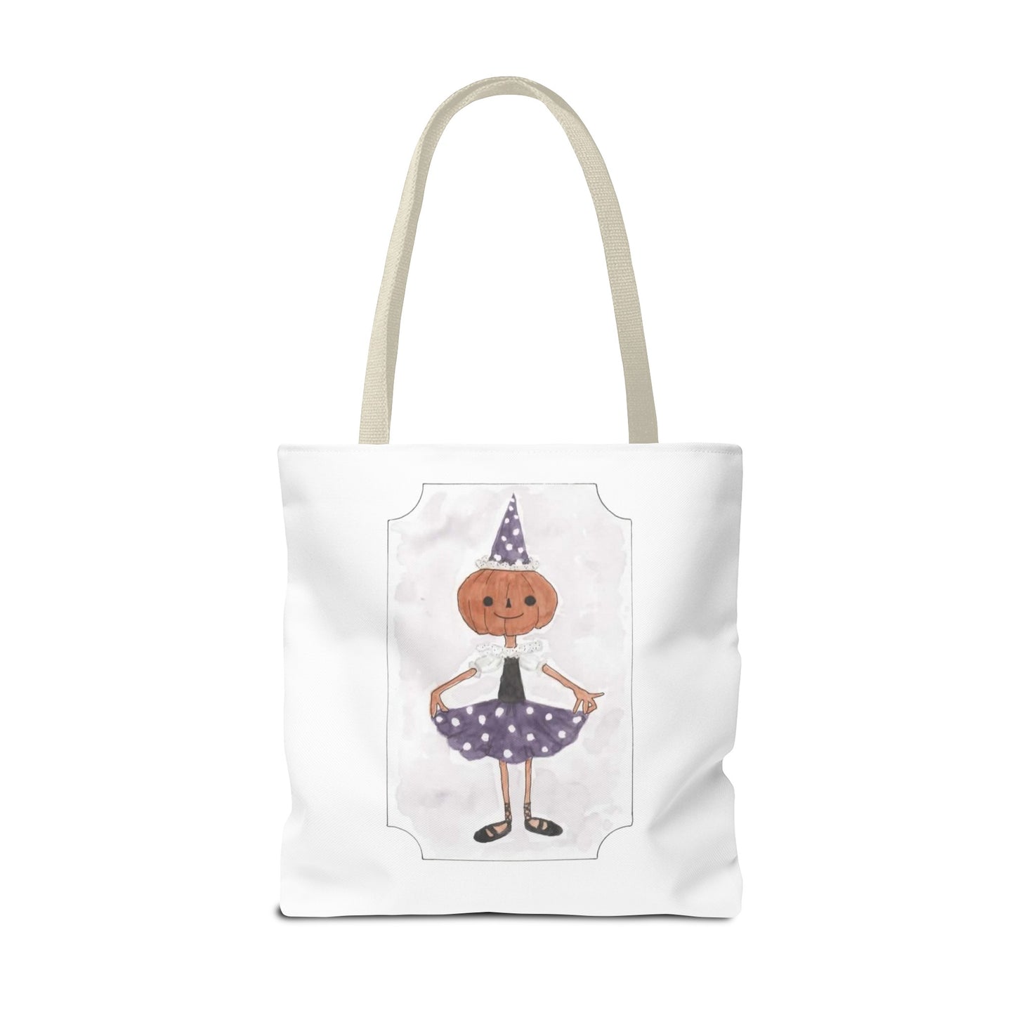 Halloween Watercolor Little Dancer Tote Bag