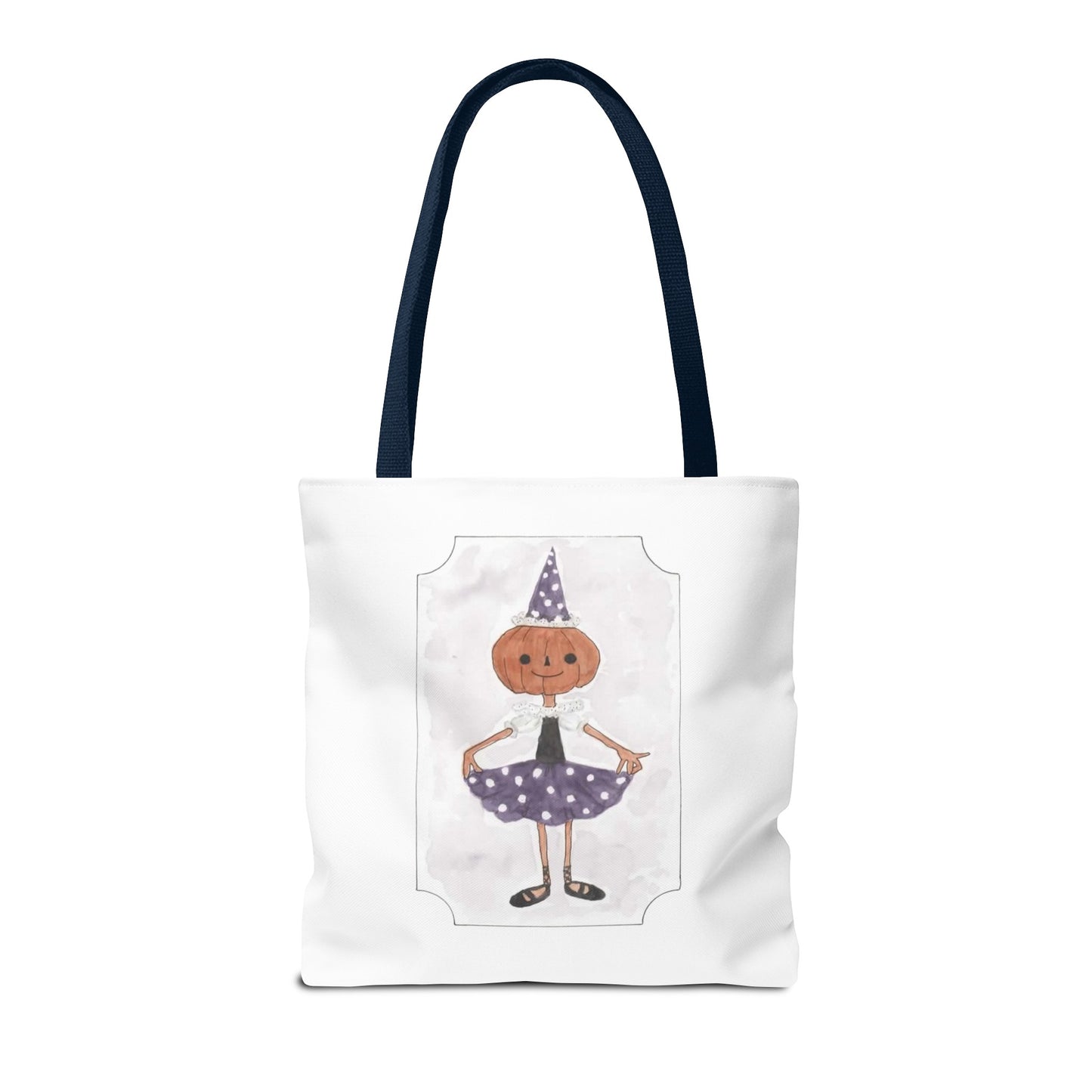 Halloween Watercolor Little Dancer Tote Bag