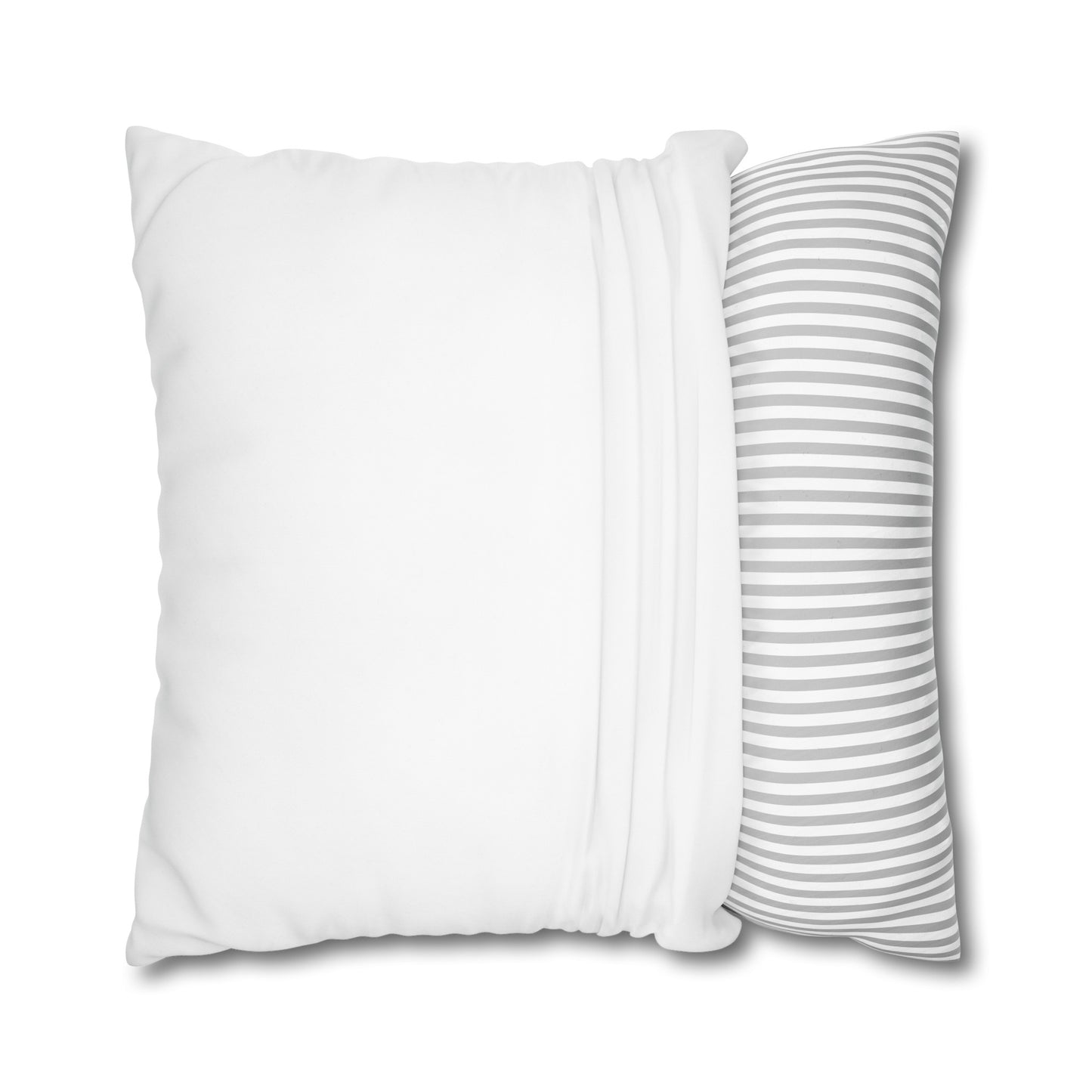 Halloween Watercolor Fall Pattern Square Poly Canvas Pillow Cover - Pillow Not Included -