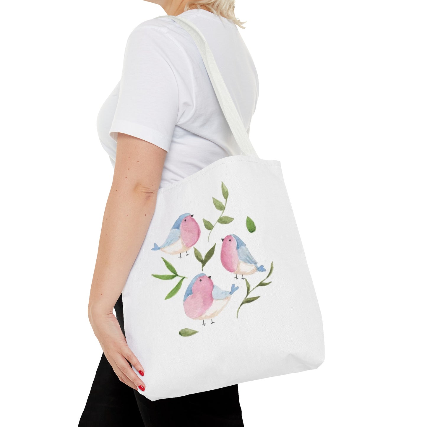 Watercolor Bluebird Tote Bag