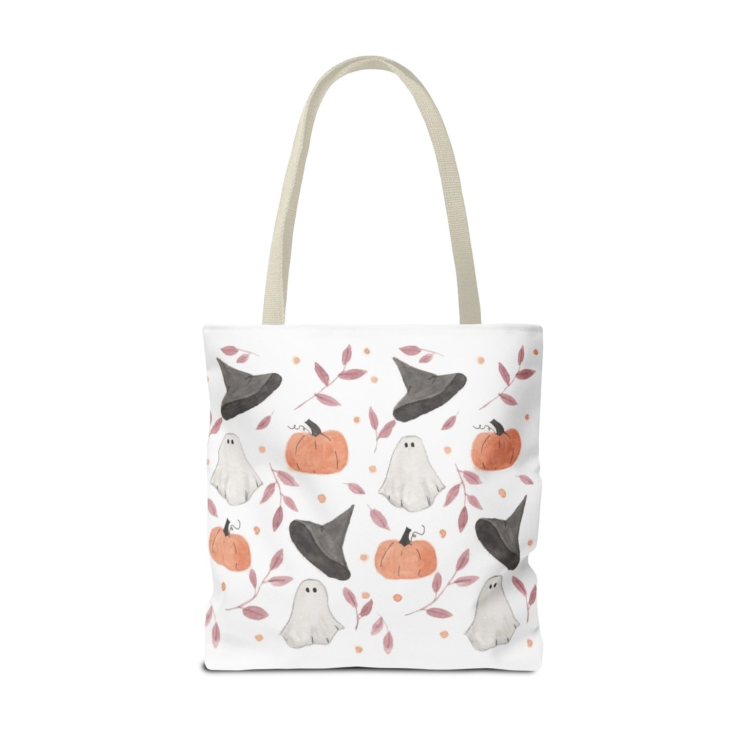 Halloween Watercolor Pattern Tote Bag