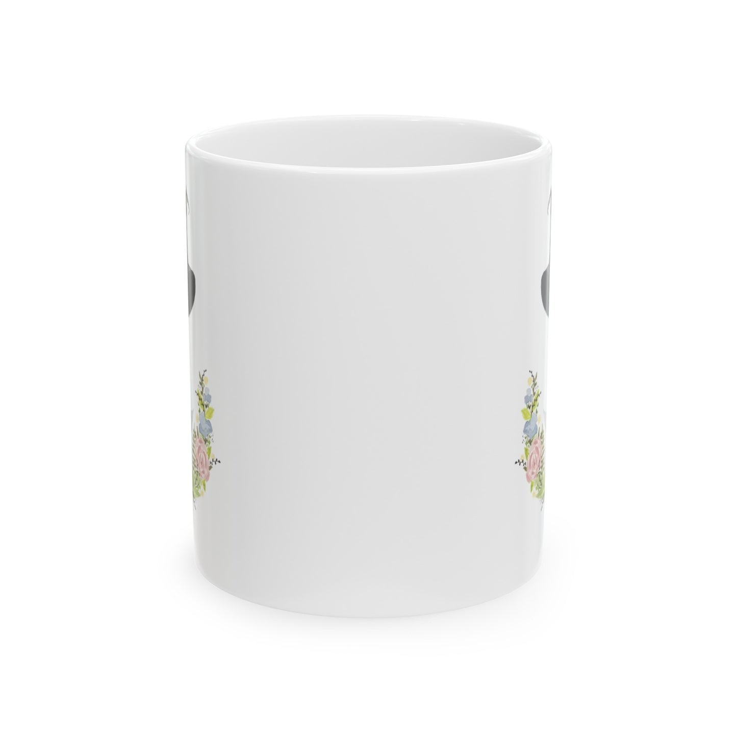 Watercolor Witchy Broomstick Ceramic Mug