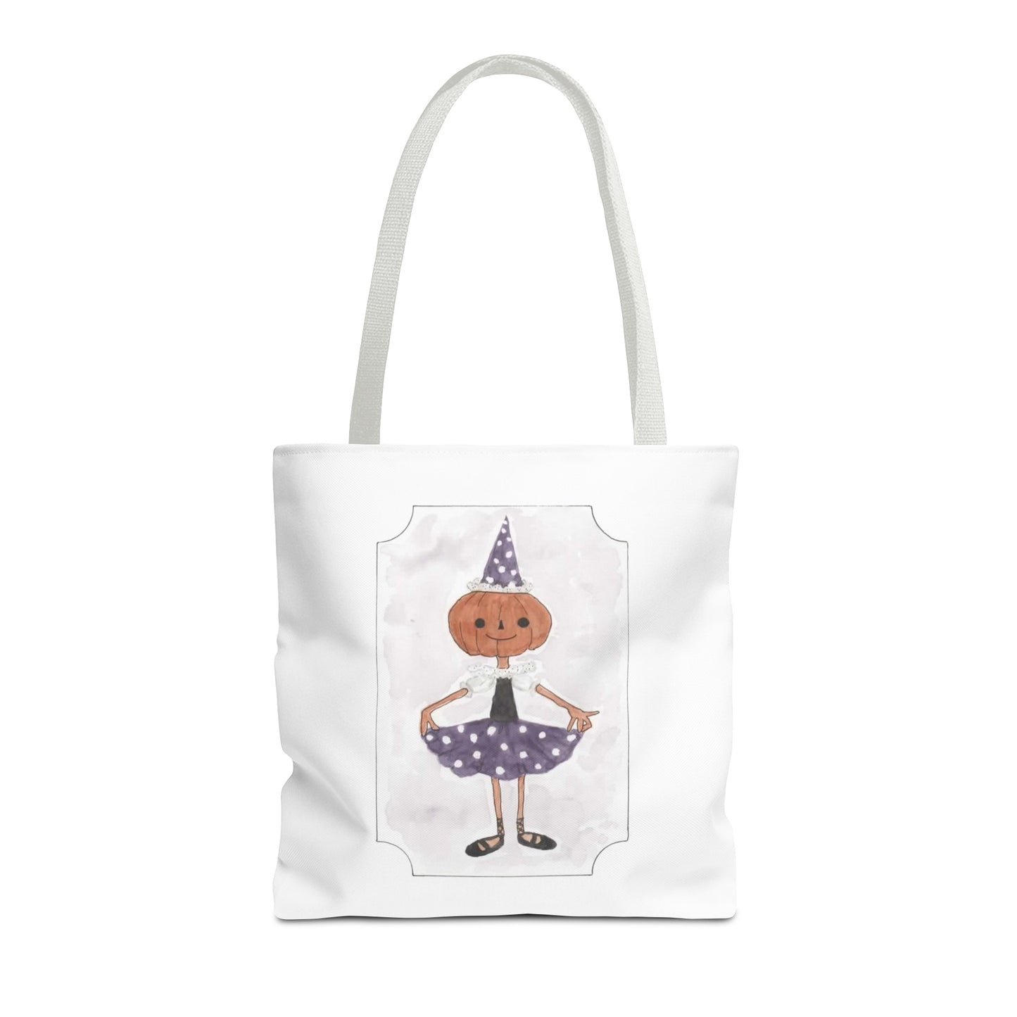 Halloween Watercolor Little Dancer Tote Bag