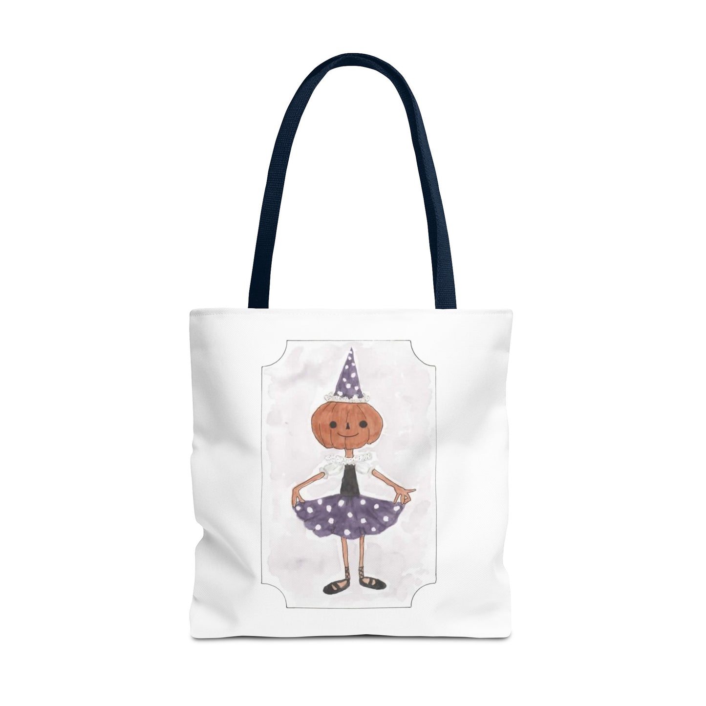 Halloween Watercolor Little Dancer Tote Bag