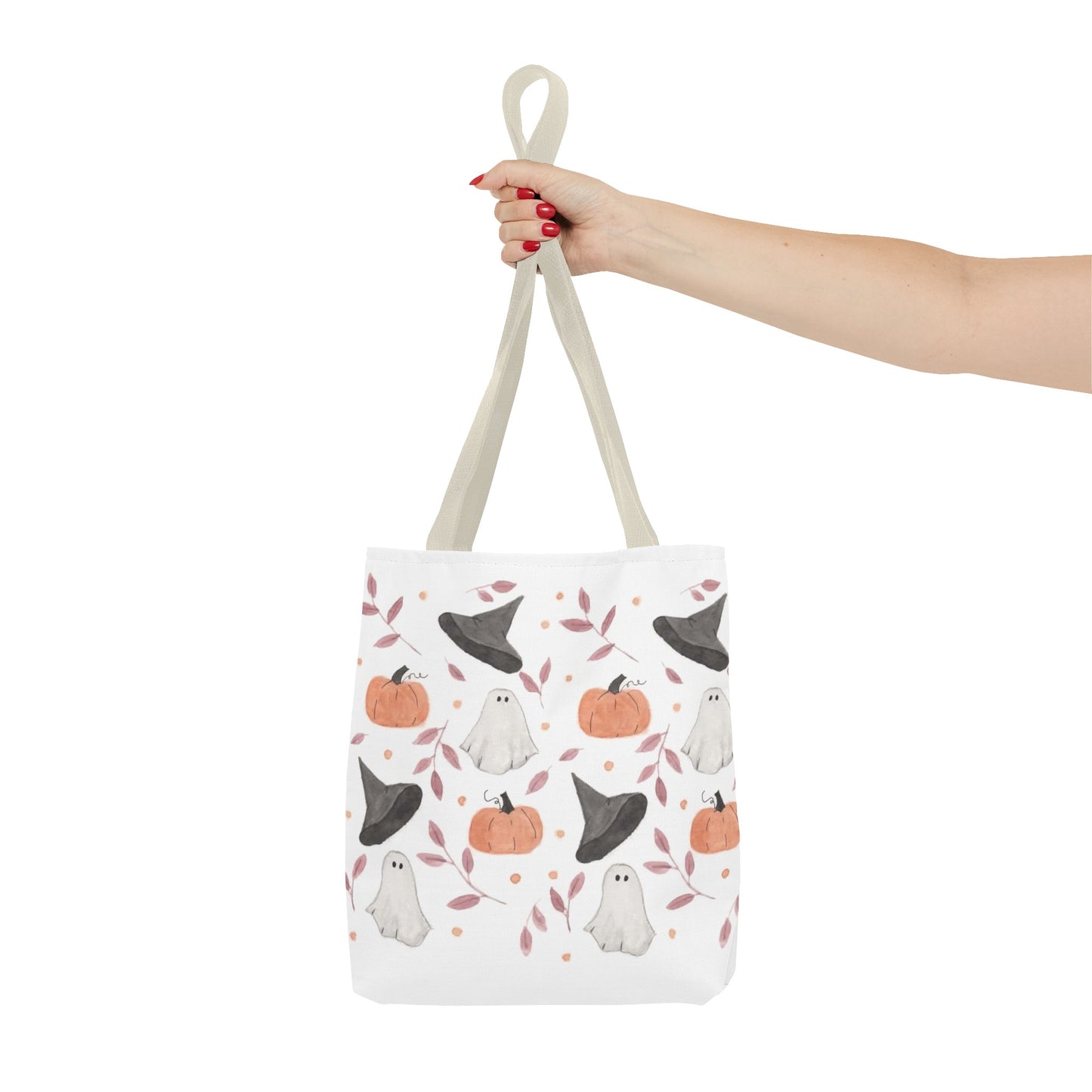 Halloween Watercolor Pattern Tote Bag