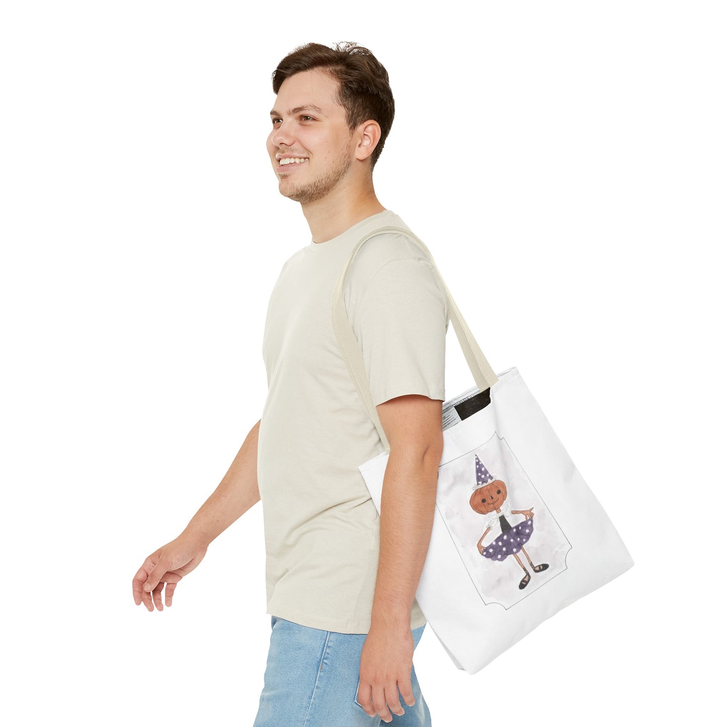 Halloween Watercolor Little Dancer Tote Bag