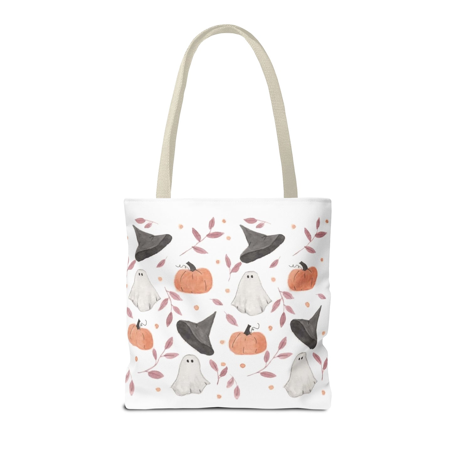 Halloween Watercolor Pattern Tote Bag