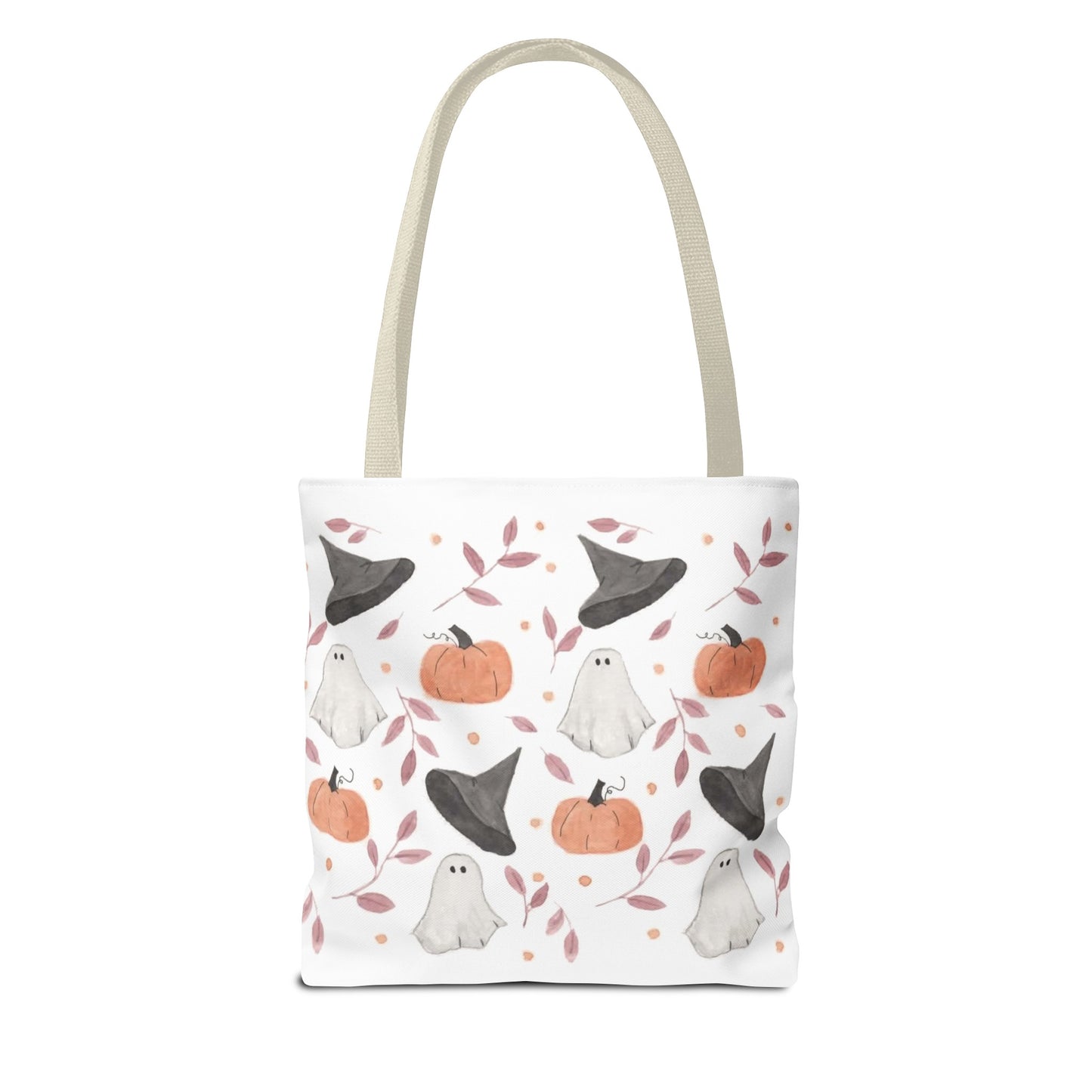 Halloween Watercolor Pattern Tote Bag