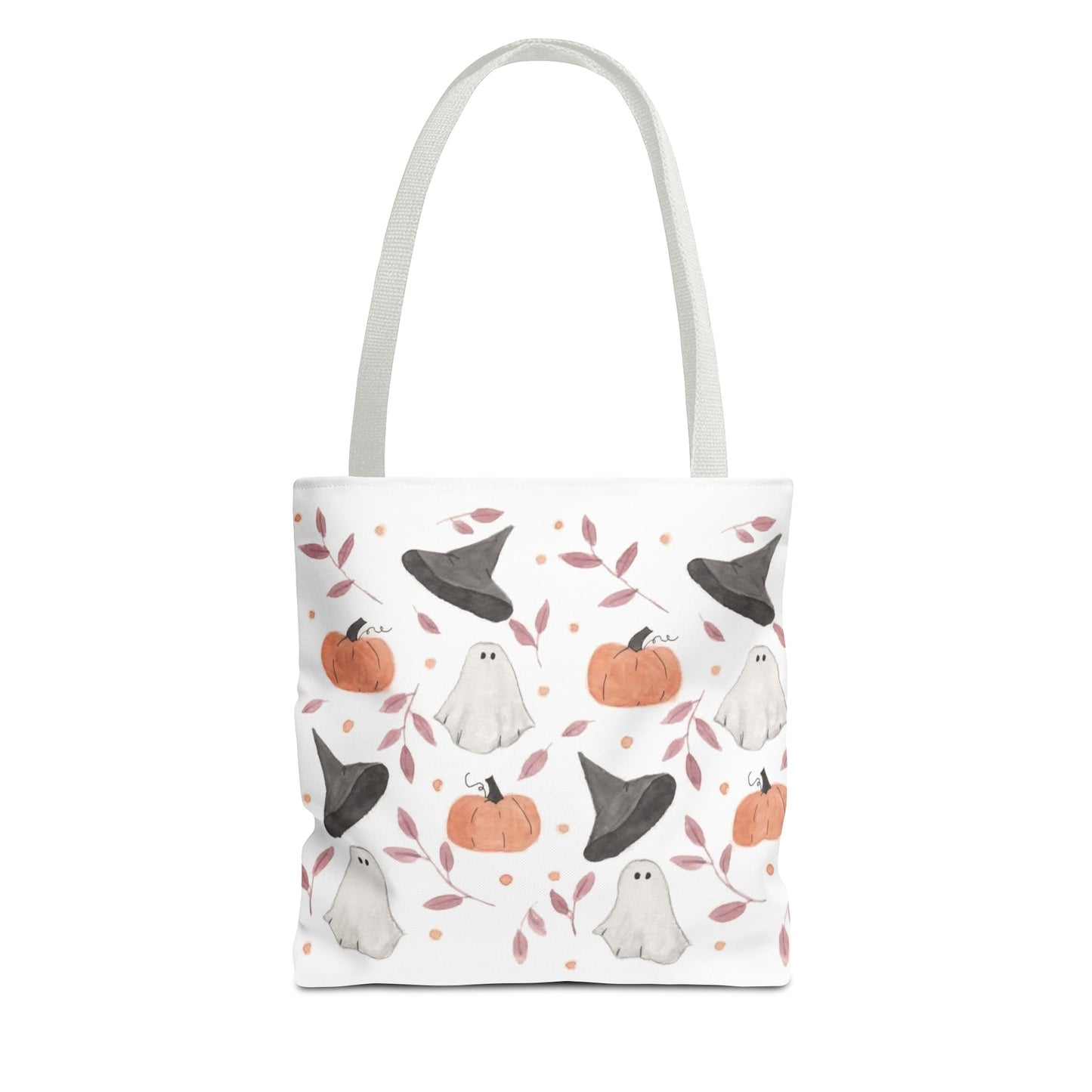 Halloween Watercolor Pattern Tote Bag