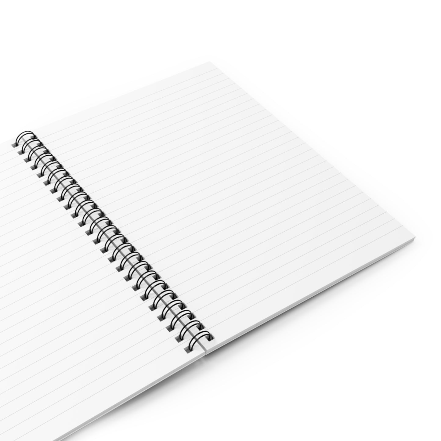 Watercolor Witchy Broomstick Spiral Notebook - Ruled Line