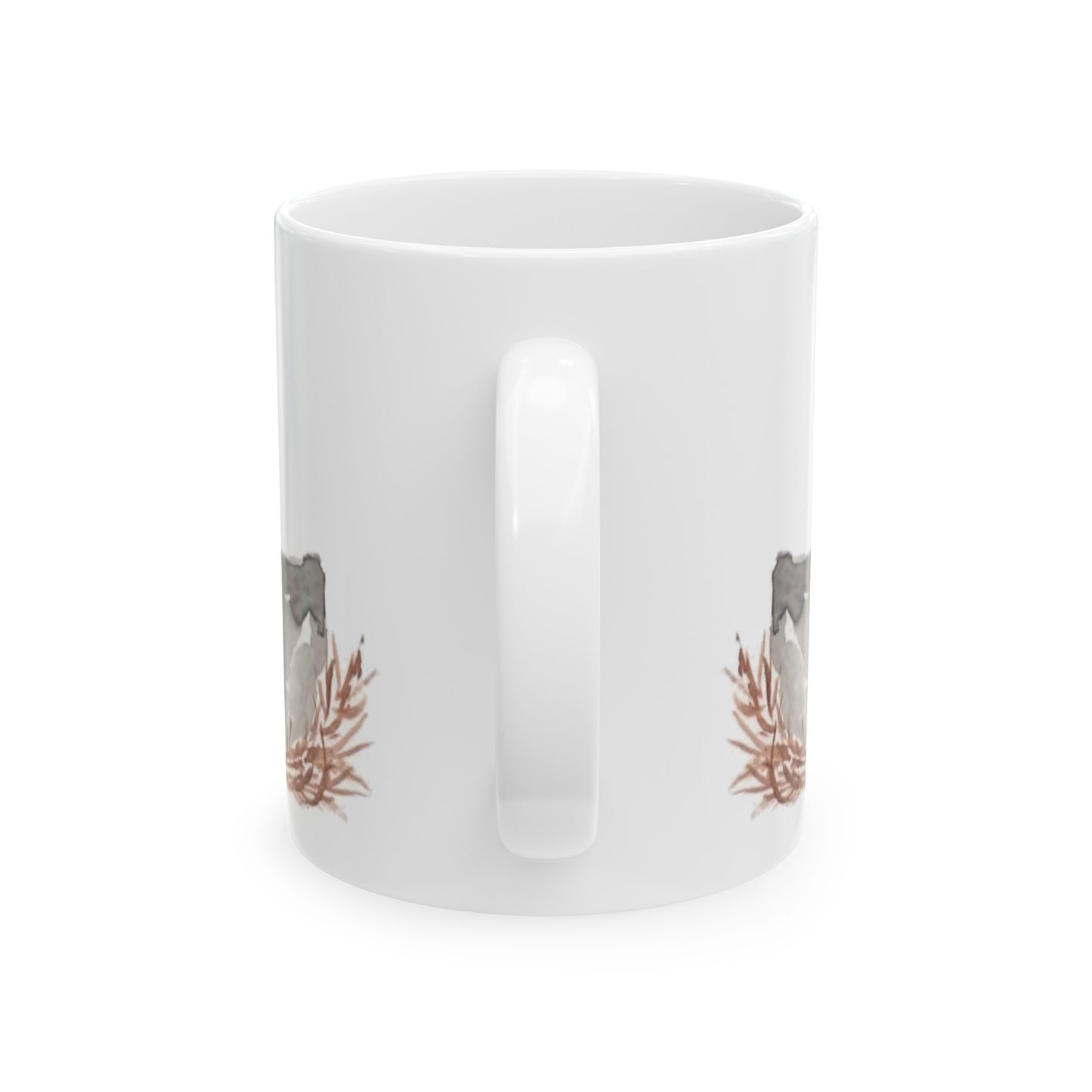 Watercolor Laying Hen Ceramic Mug