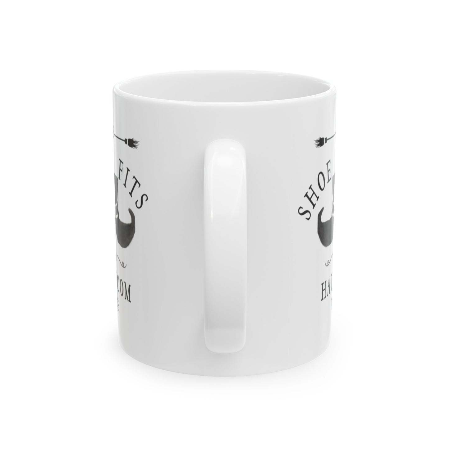 Halloween Watercolor Witch If the Shoe Fits Ceramic Mug