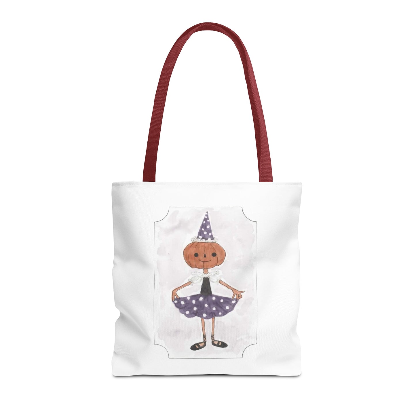 Halloween Watercolor Little Dancer Tote Bag