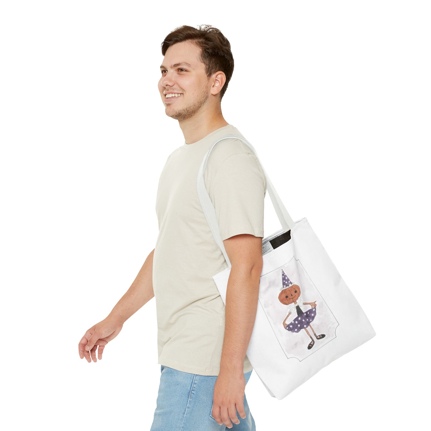 Halloween Watercolor Little Dancer Tote Bag