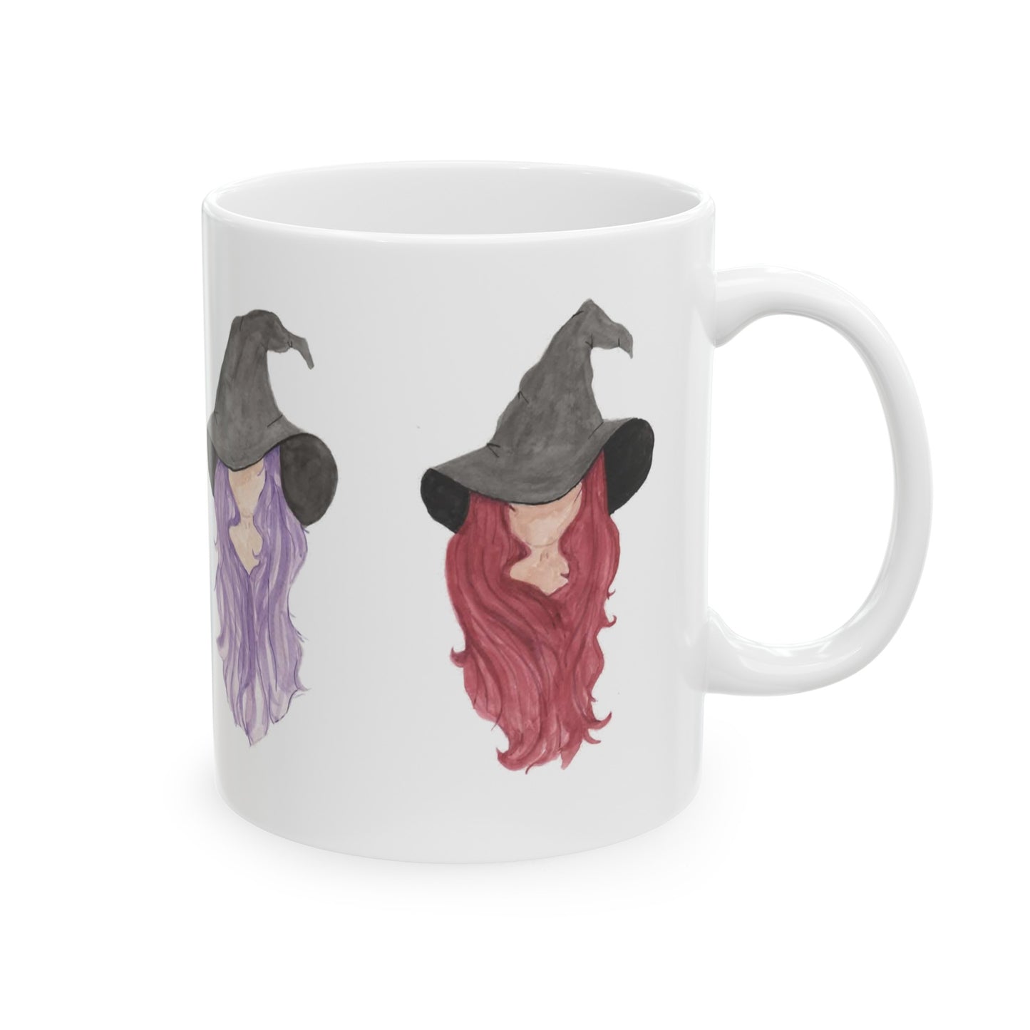 Watercolor Four Witchy Sisters Ceramic Mug