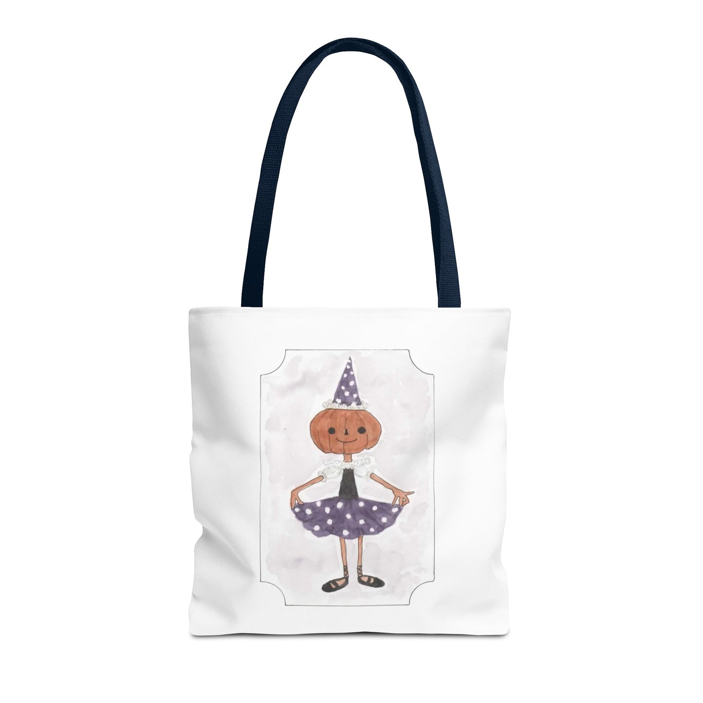 Halloween Watercolor Little Dancer Tote Bag