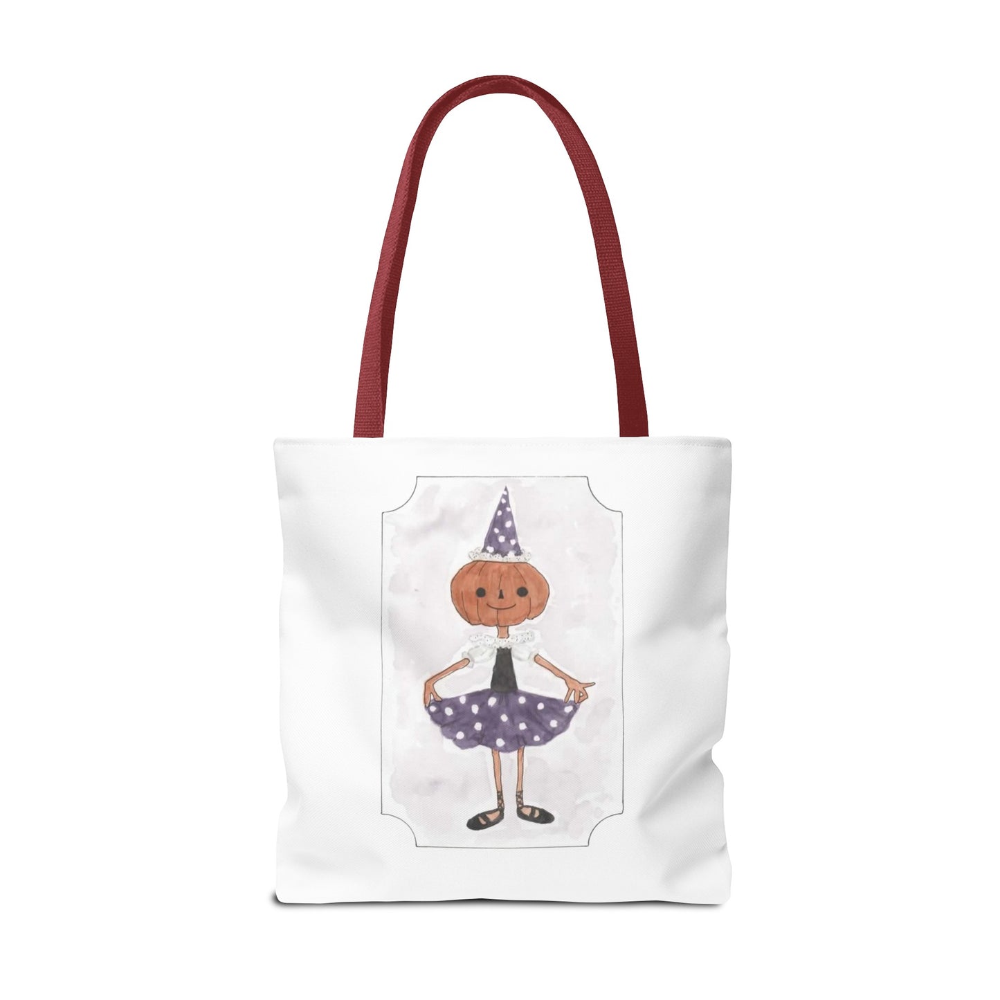 Halloween Watercolor Little Dancer Tote Bag