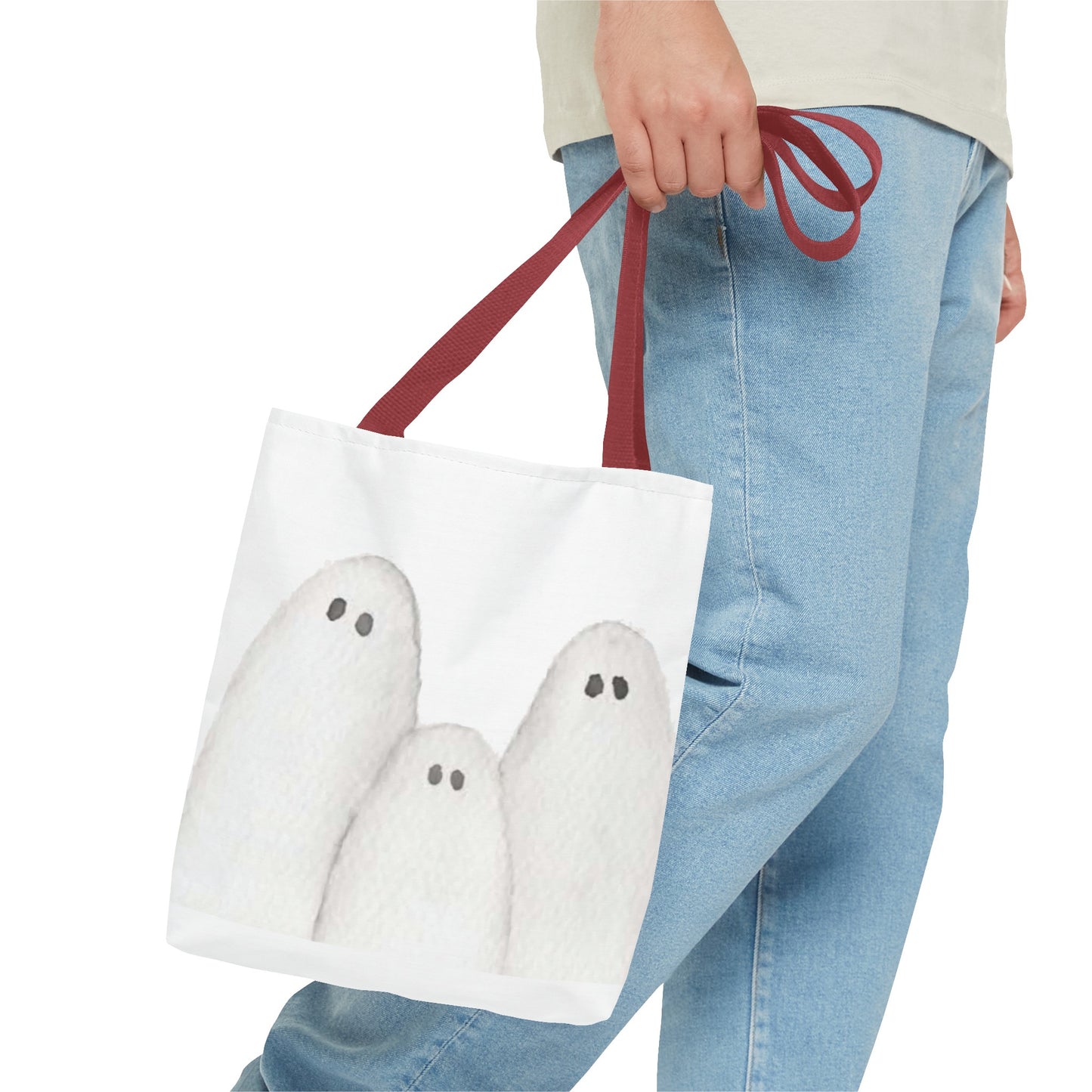 Halloween Watercolor Ghosts Tote Bag