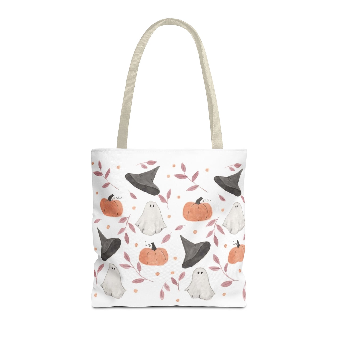 Halloween Watercolor Pattern Tote Bag