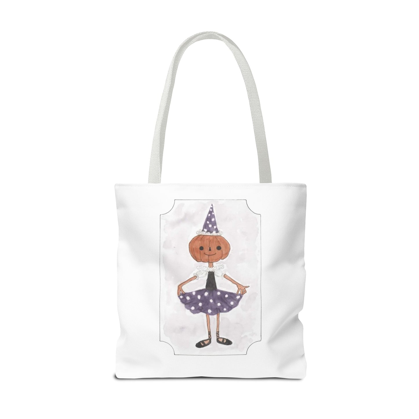 Halloween Watercolor Little Dancer Tote Bag