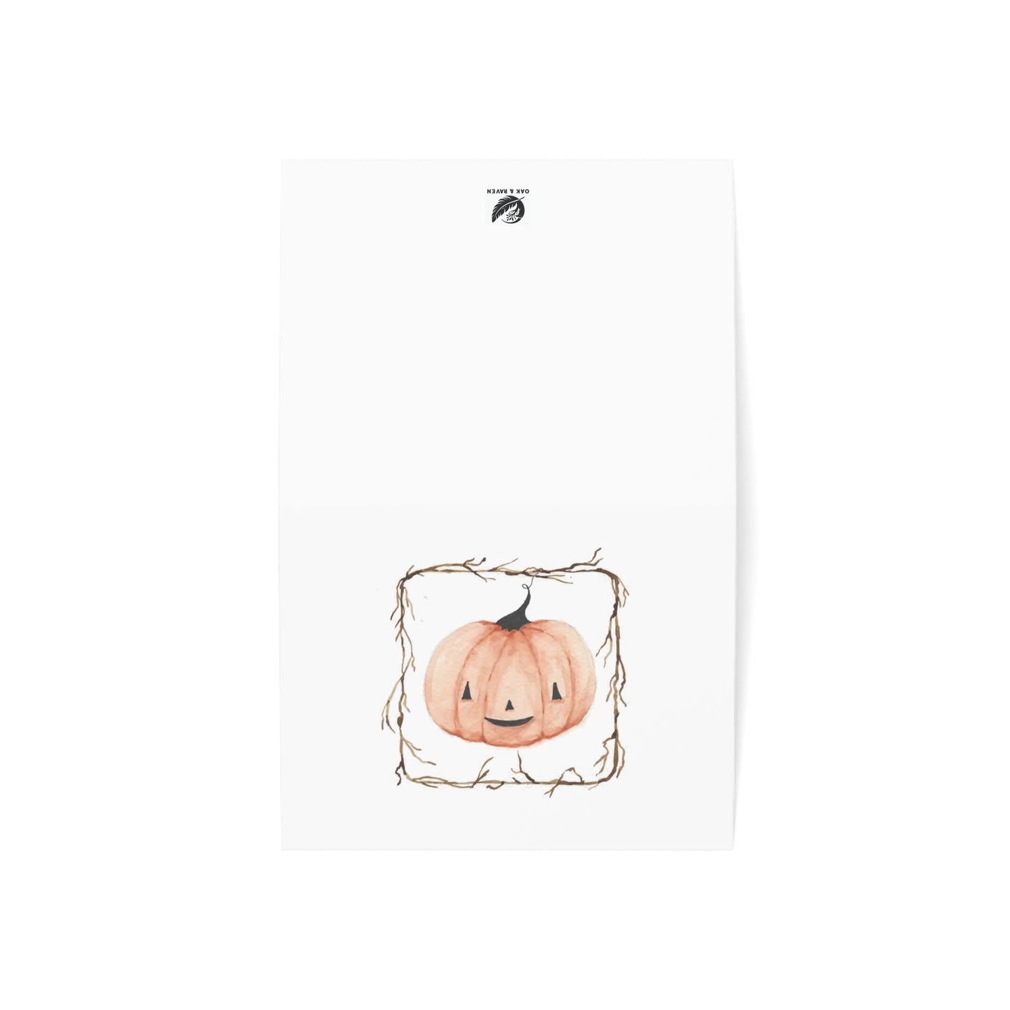 Watercolor Pumpkin Greeting Cards (1, 10, 30, and 50pcs)