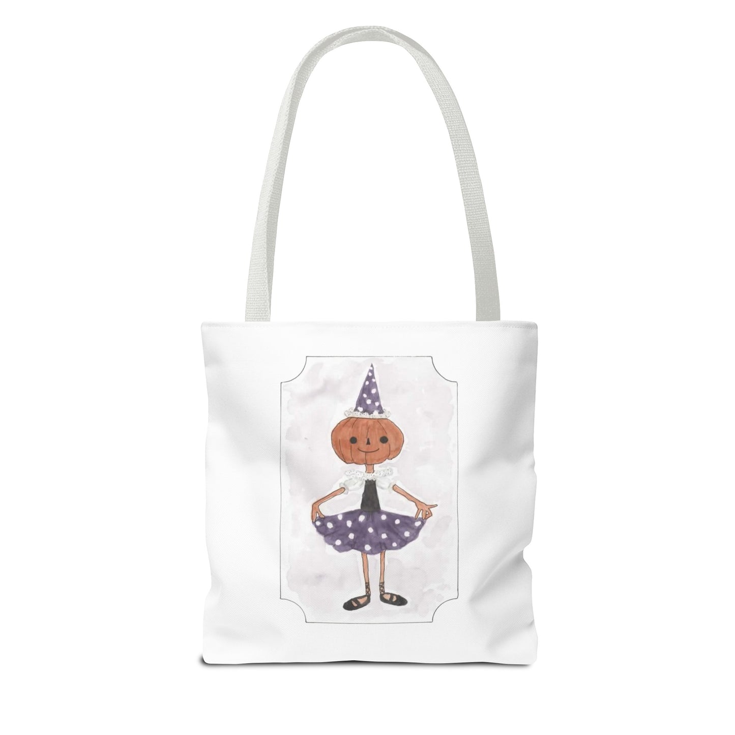 Halloween Watercolor Little Dancer Tote Bag