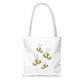 Watercolor Daisies and Bees Tote Bag (AOP)