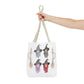 Watercolor Three Witchy Sisters Tote Bag
