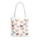 Watercolor Scattered Chickens Tote Bag