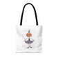 Halloween Watercolor Little Dancer Tote Bag